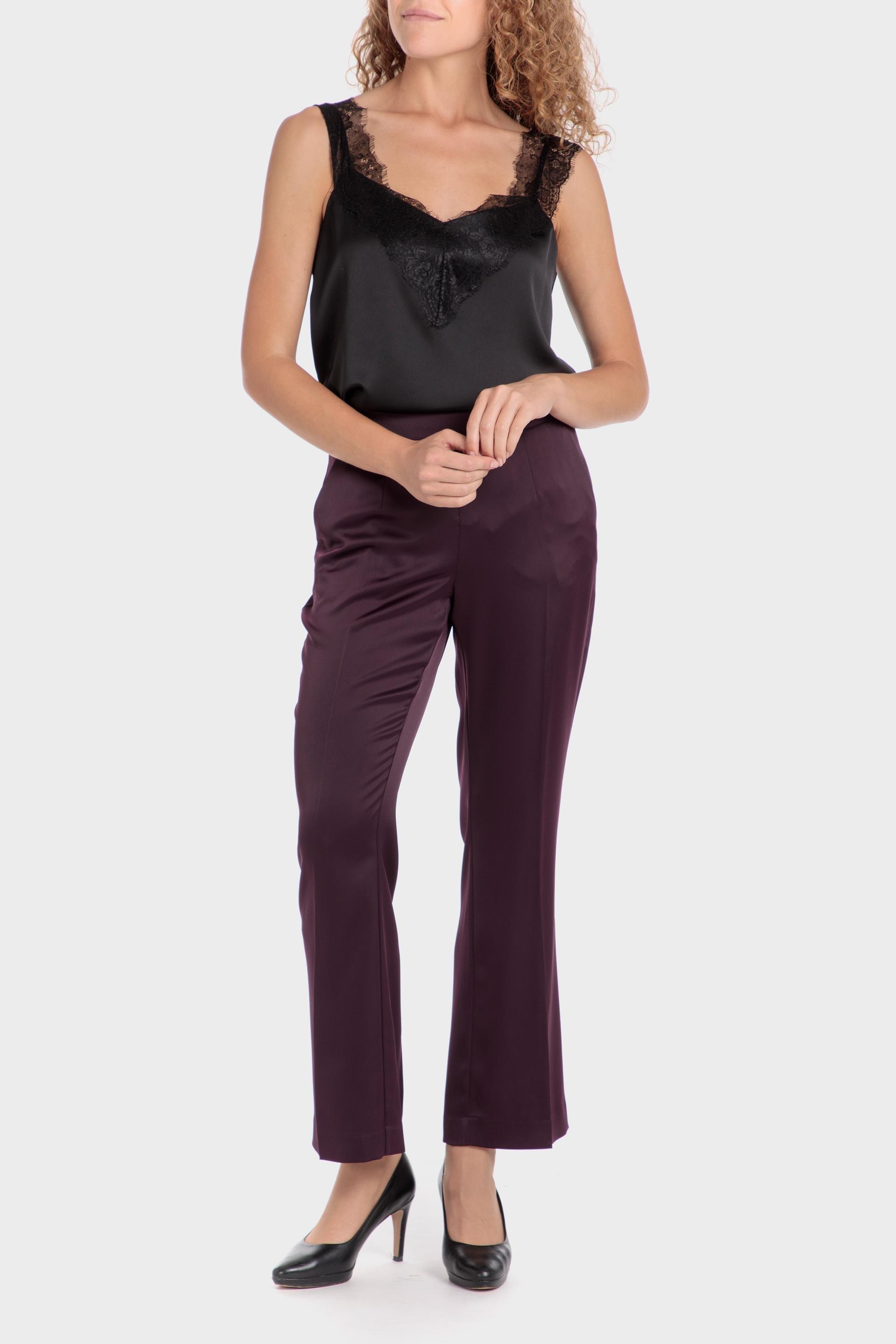 Purple Wide-Leg Trousers, , large image number 3