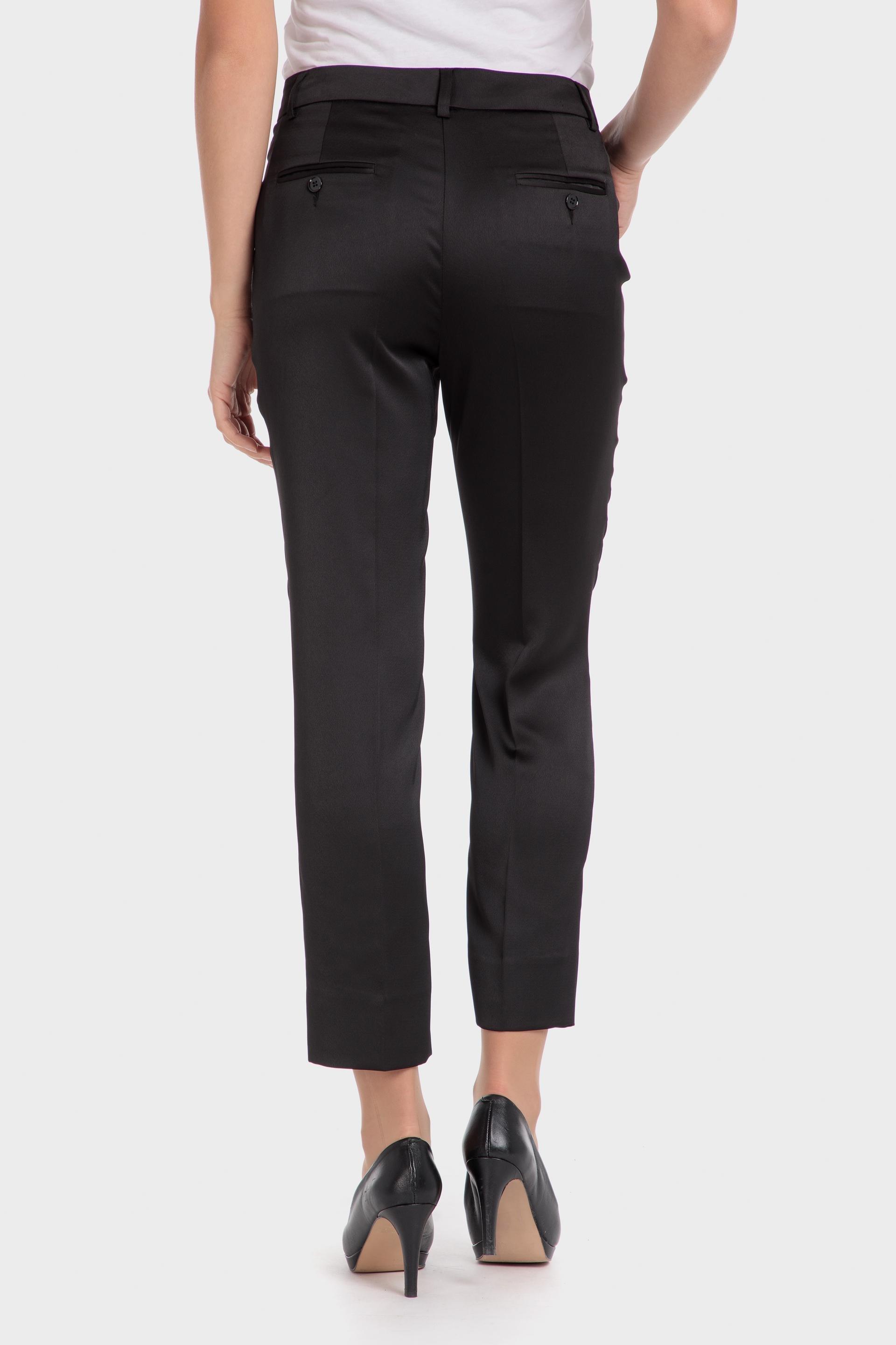 Black Plain Trousers, , large image number 1