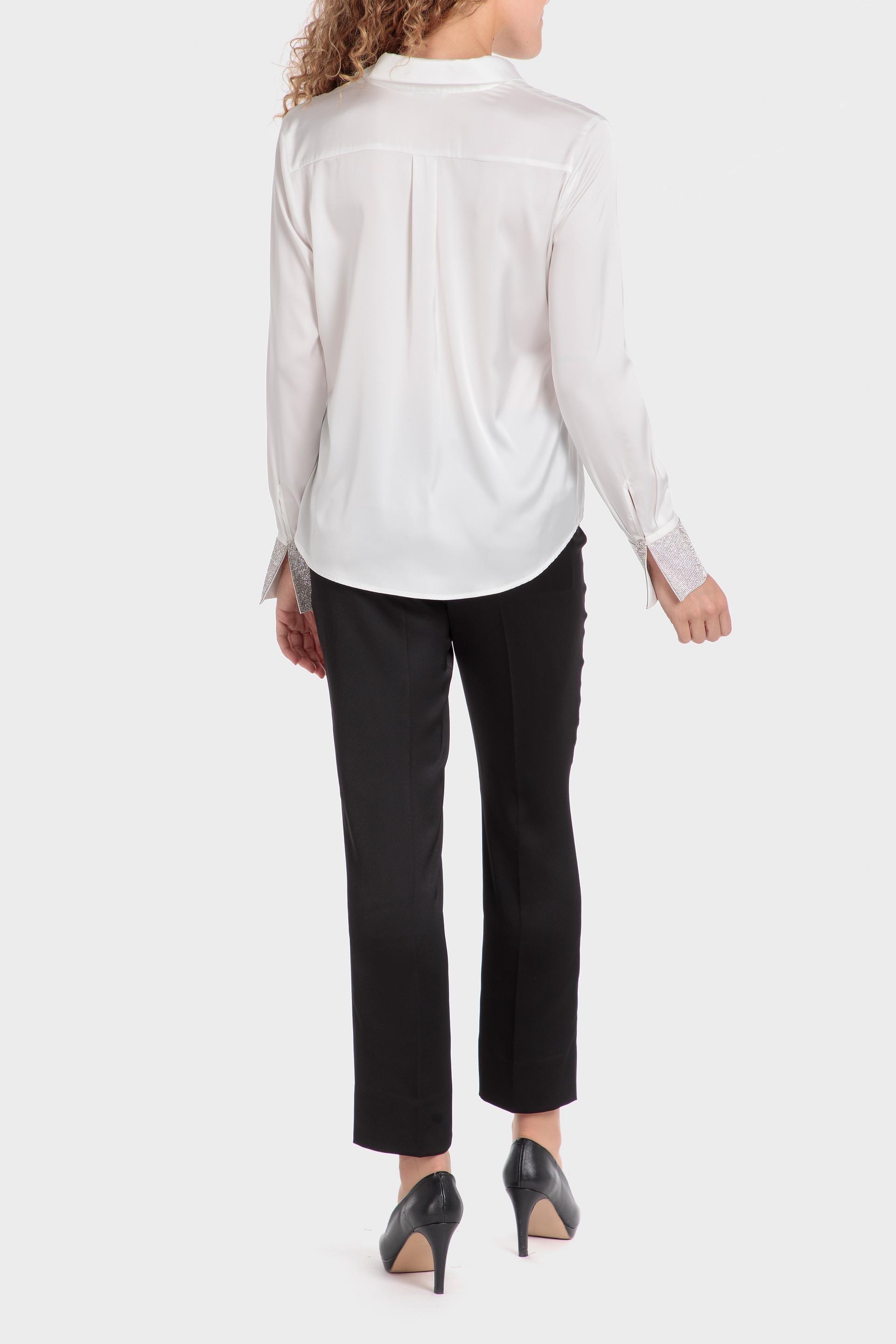 Black Plain Trousers, , large image number 3