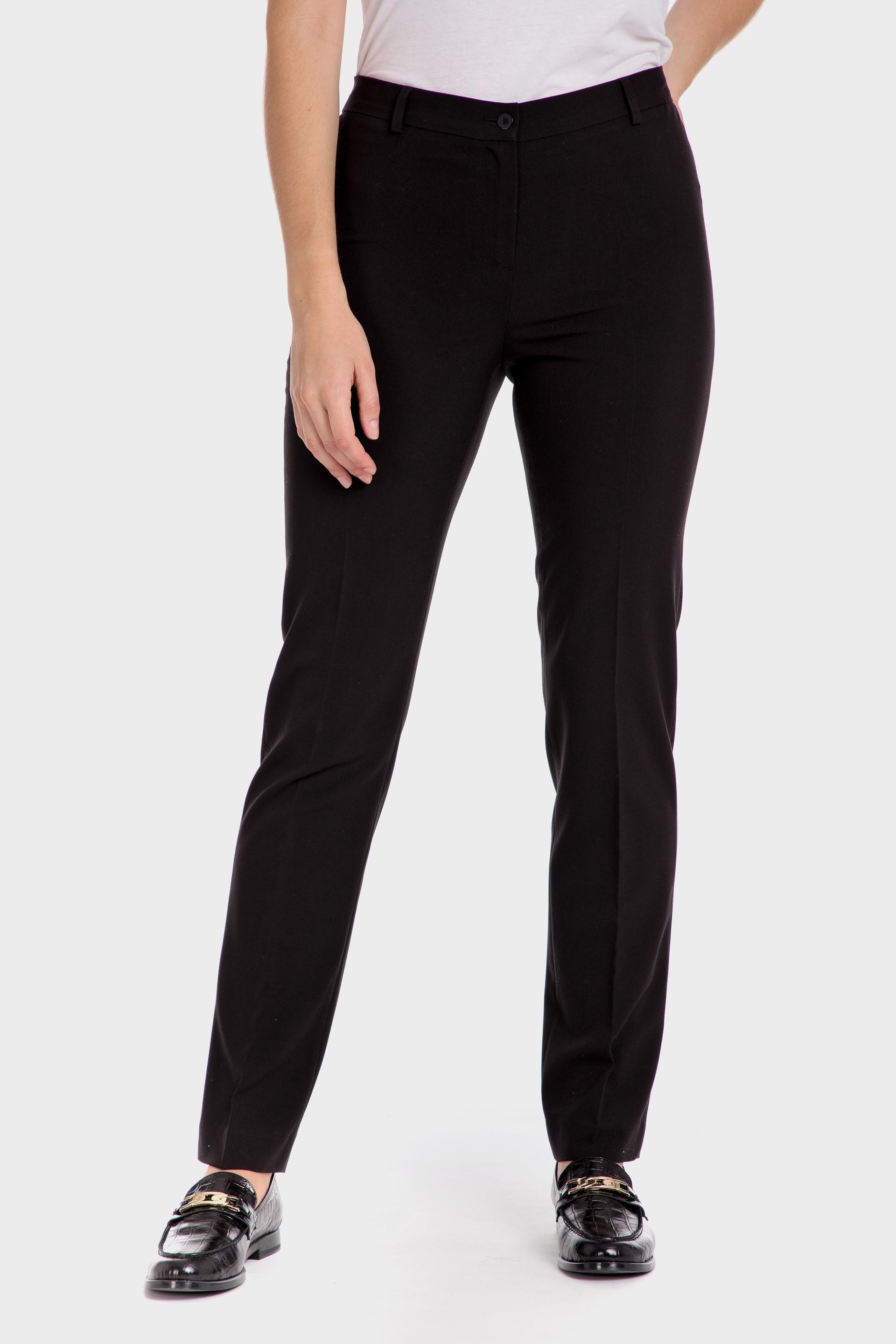 Black Plain Formal Trousers, , large image number 0