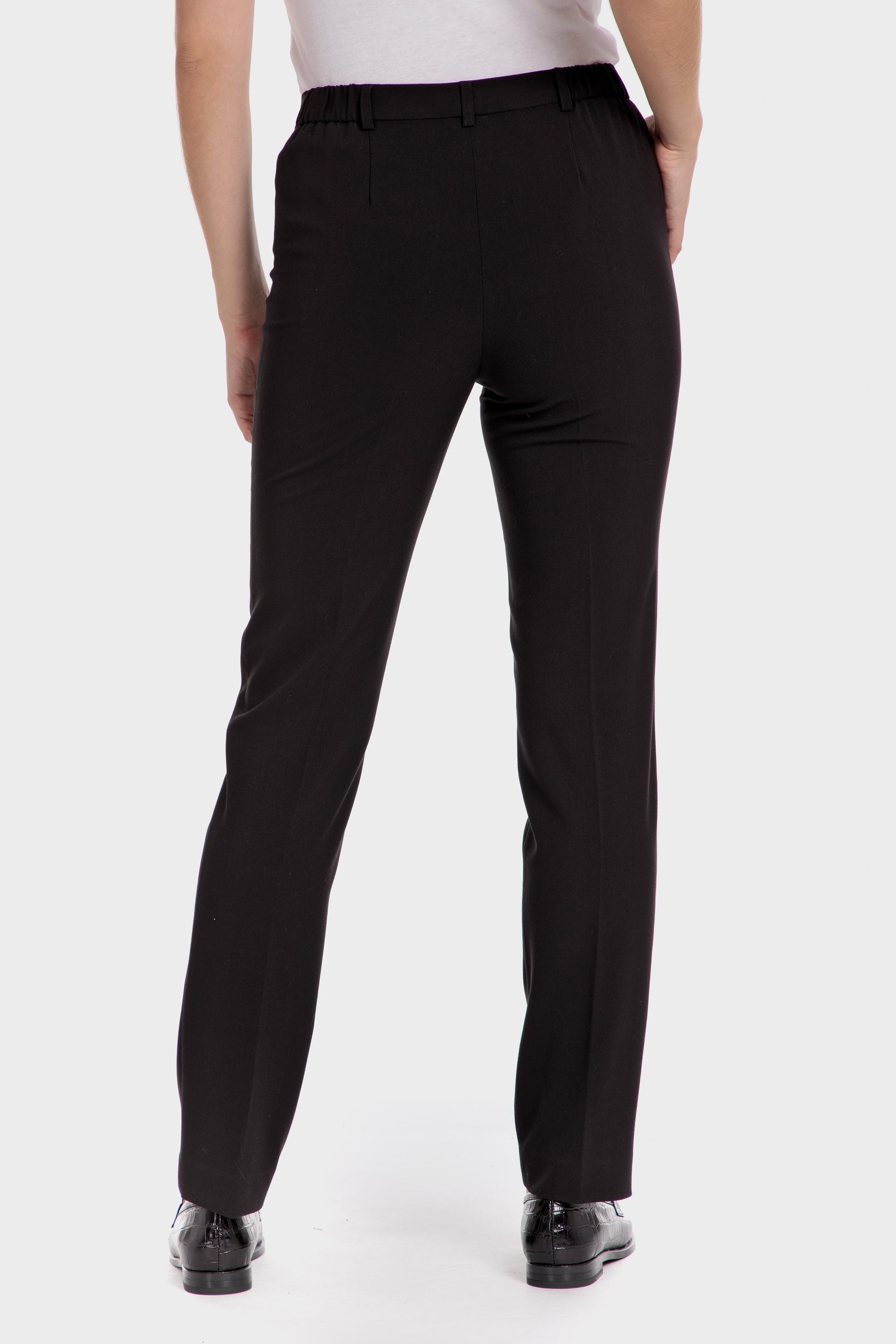 Black Plain Formal Trousers, , large image number 3