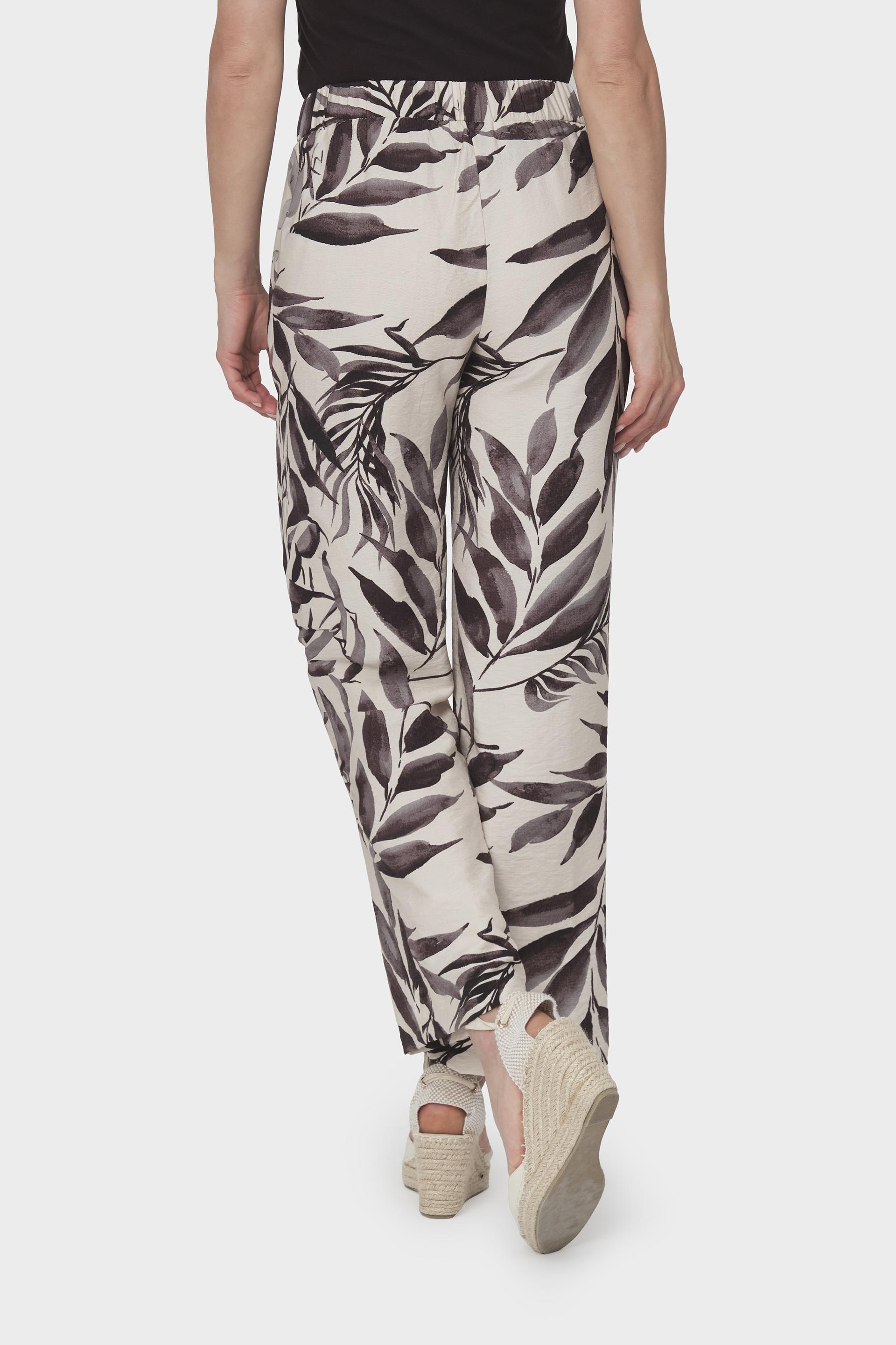 Printed Trousers, Beige, large image number 3