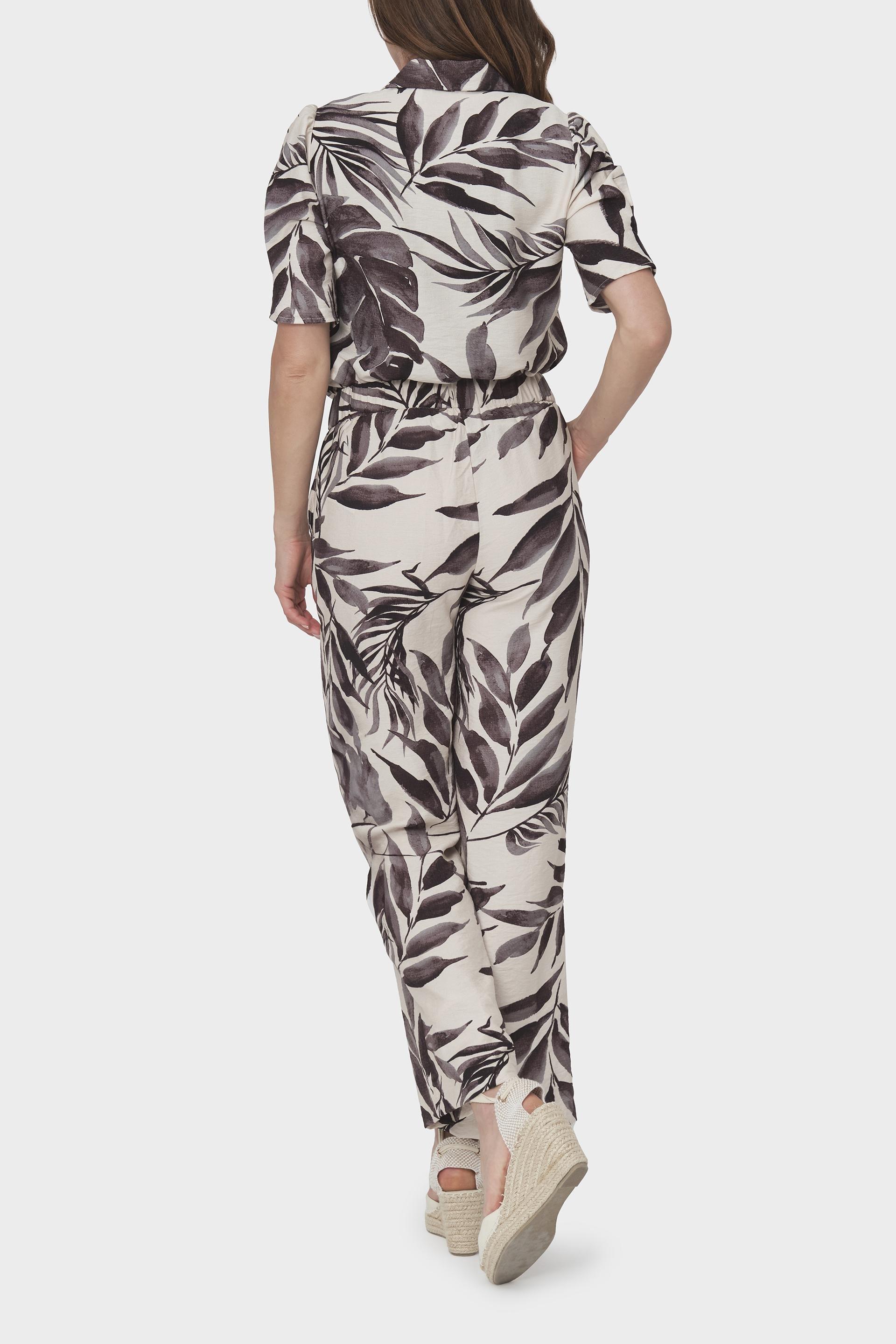 Printed Trousers, Beige, large image number 4