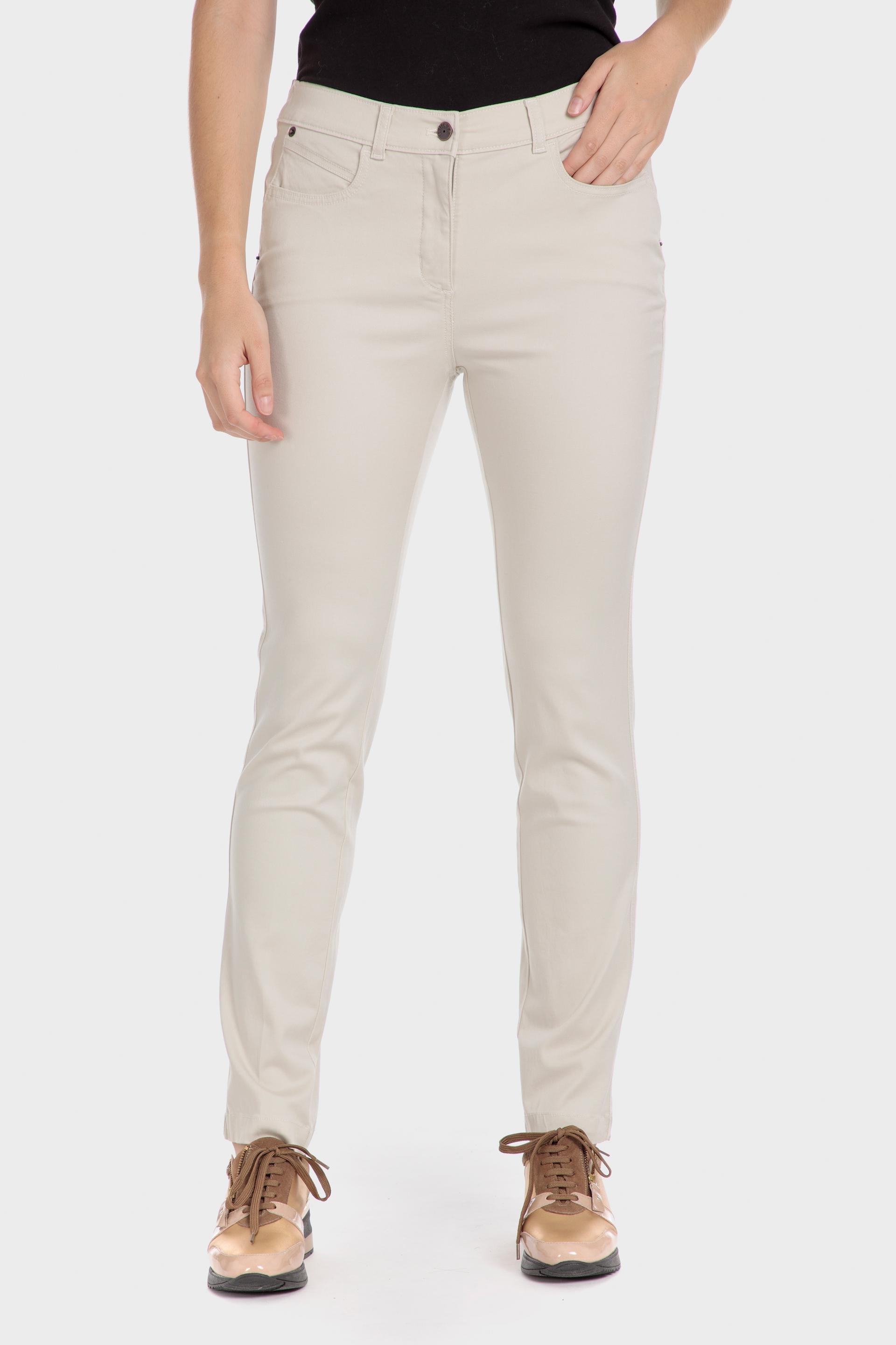 Beige Plain Chinos, , large image number 0