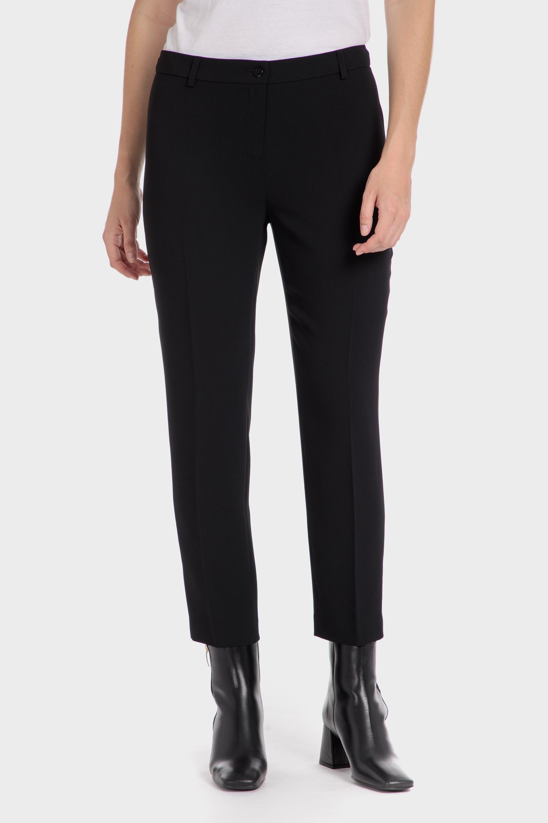 Black Capri Trousers, Black, large image number 0