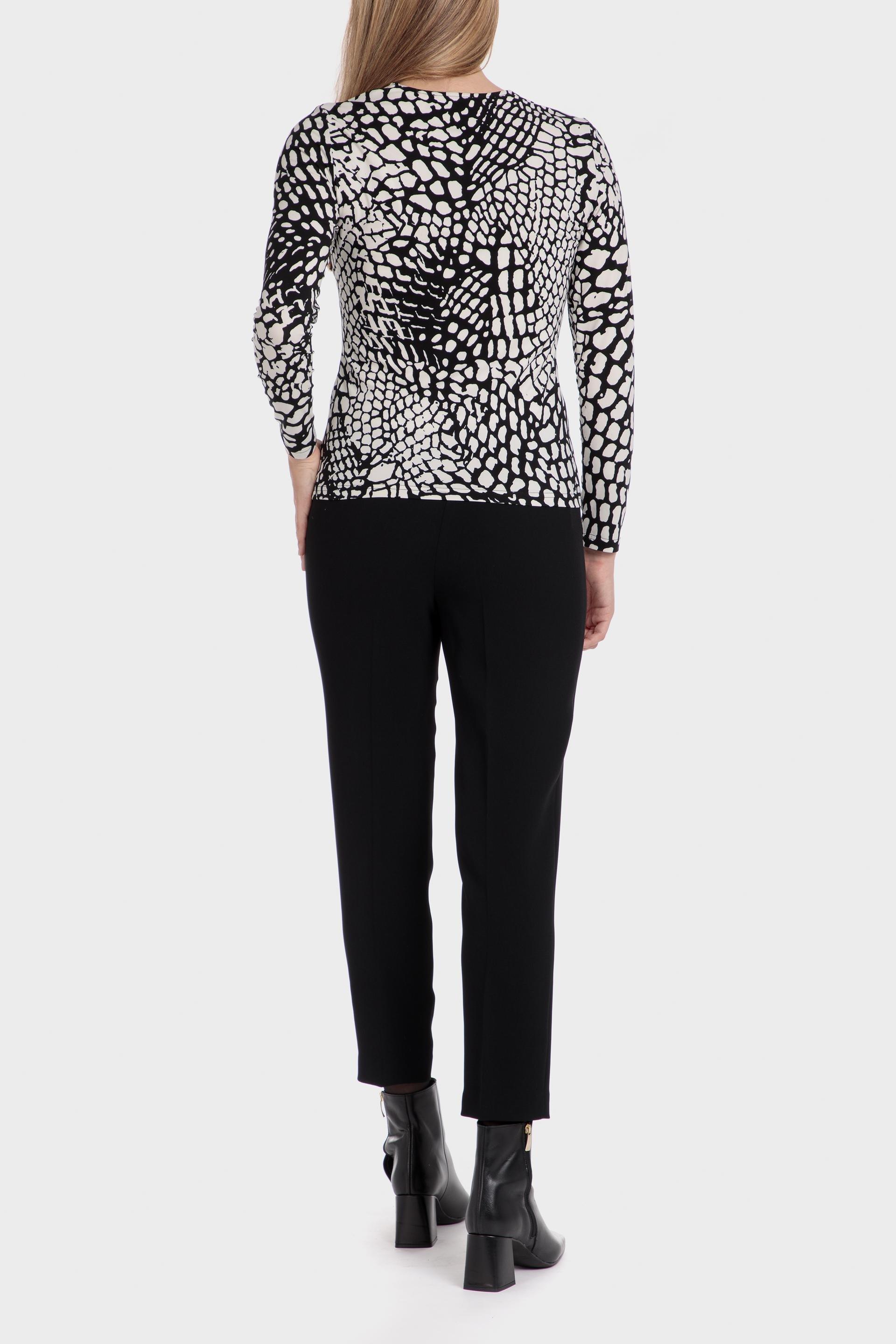 Black Capri Trousers, Black, large image number 3