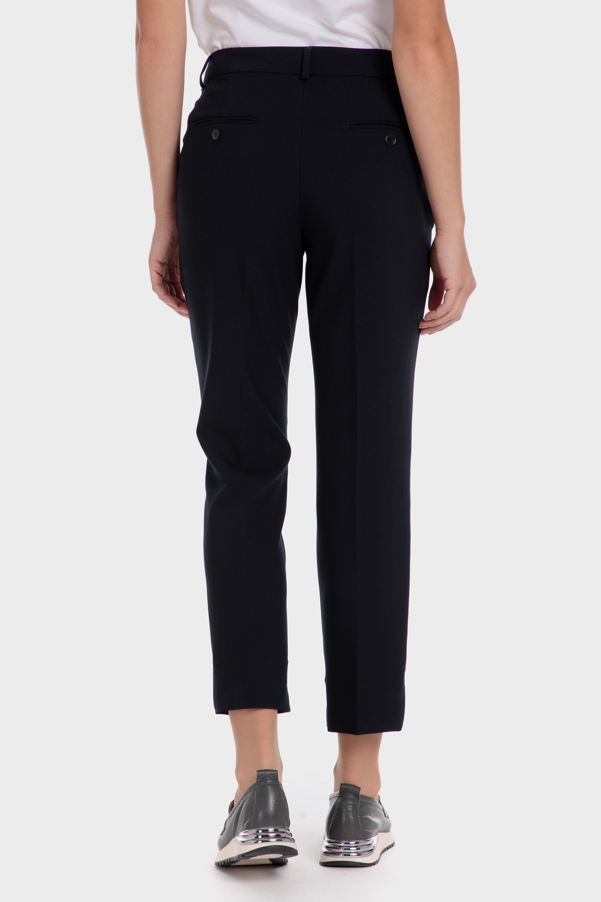 Navy Blue Formal Capri Trousers, , large image number 3