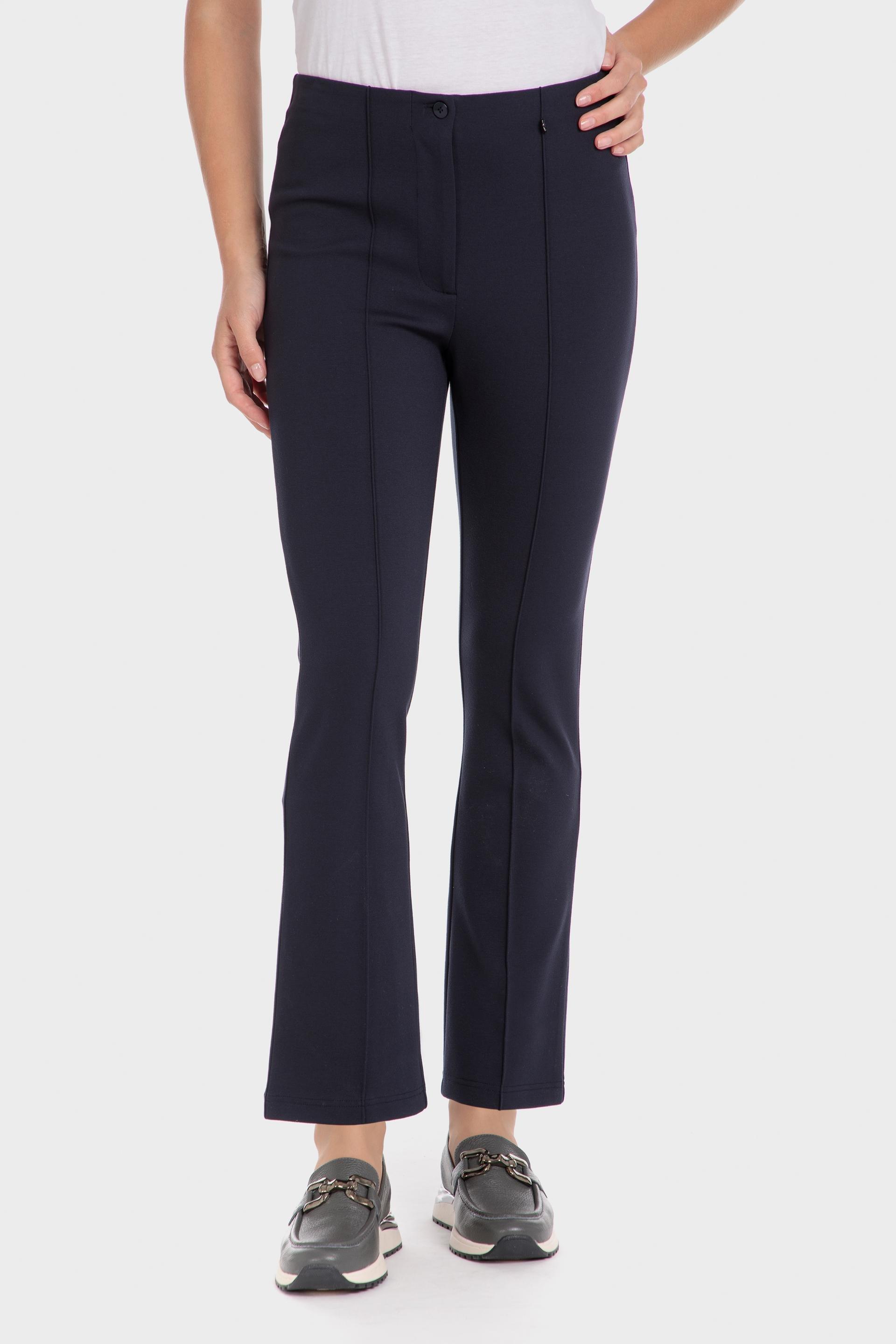 Black Plain Casual Trousers, , large image number 0