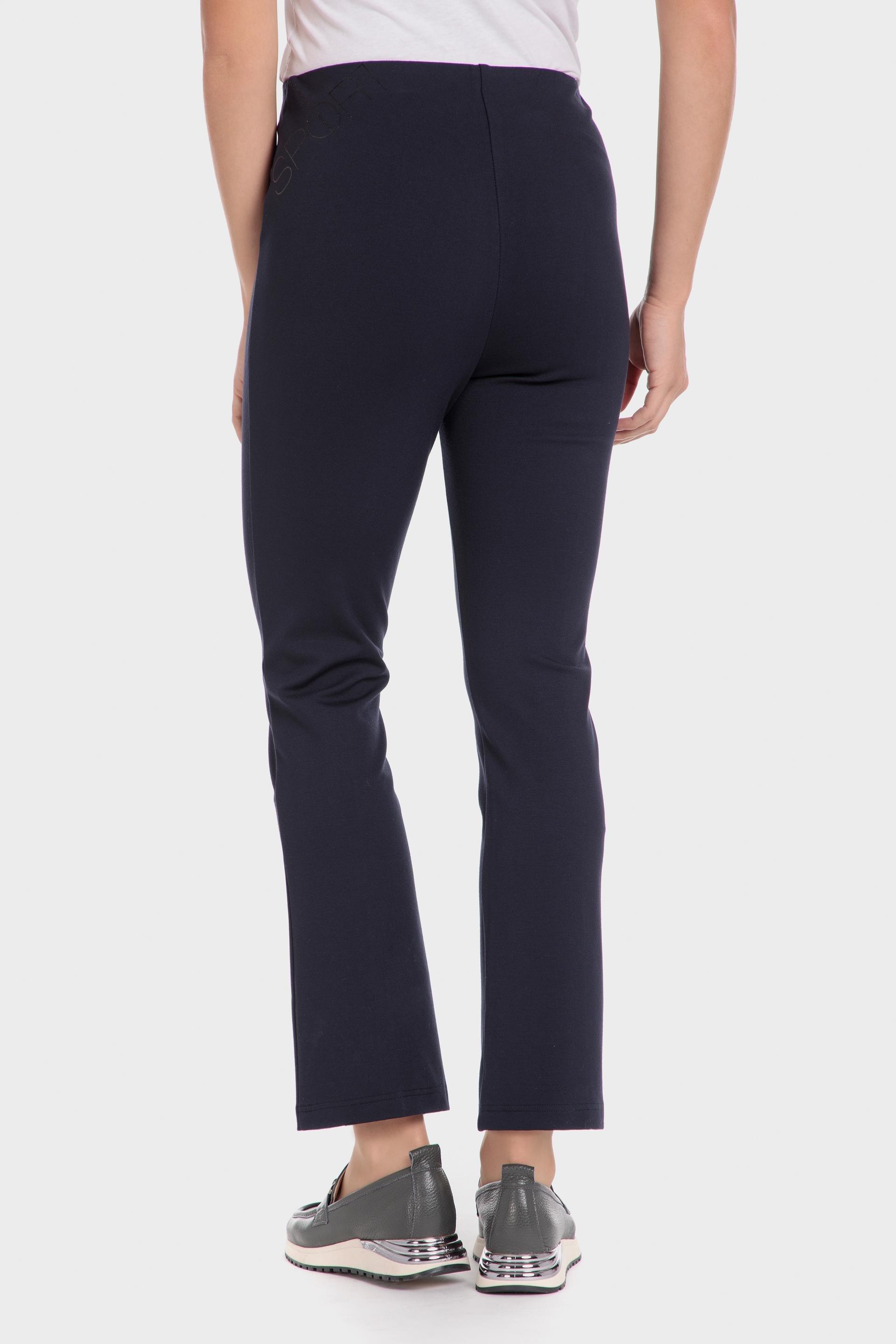 Black Plain Casual Trousers, , large image number 2