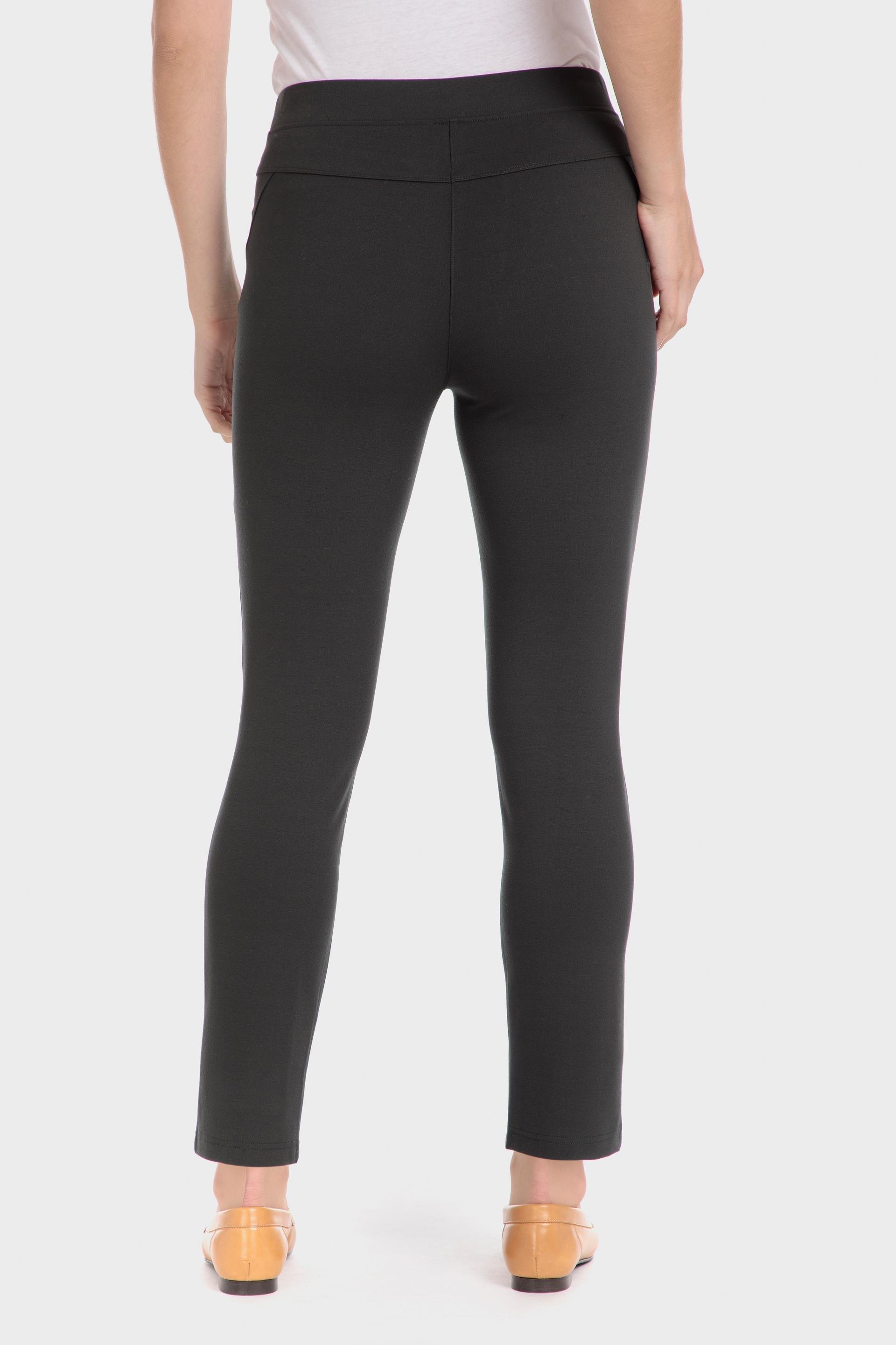 Green Plain Casual Trousers, , large image number 3