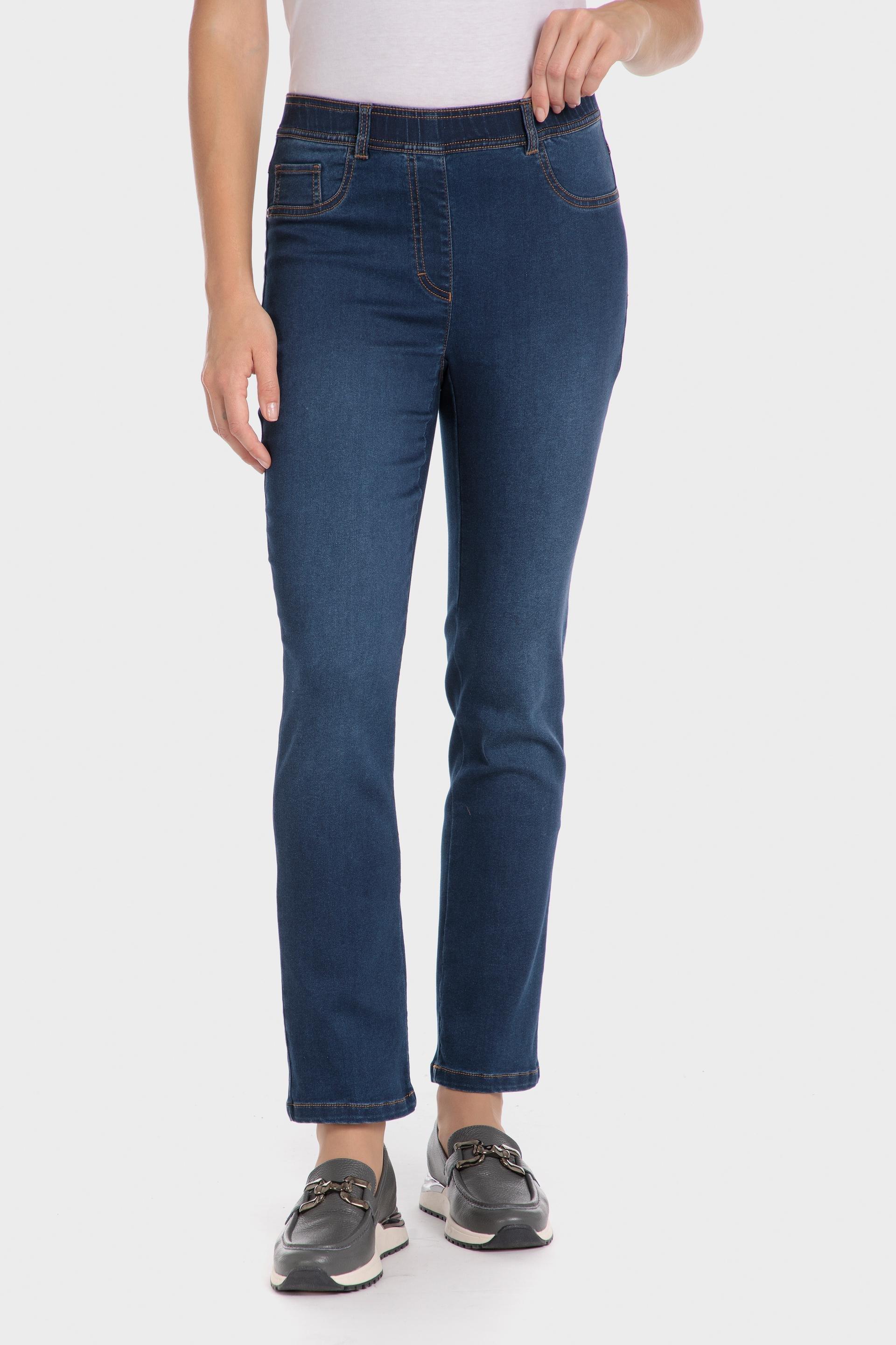 Blue Skinny Denim Trousers, , large image number 0
