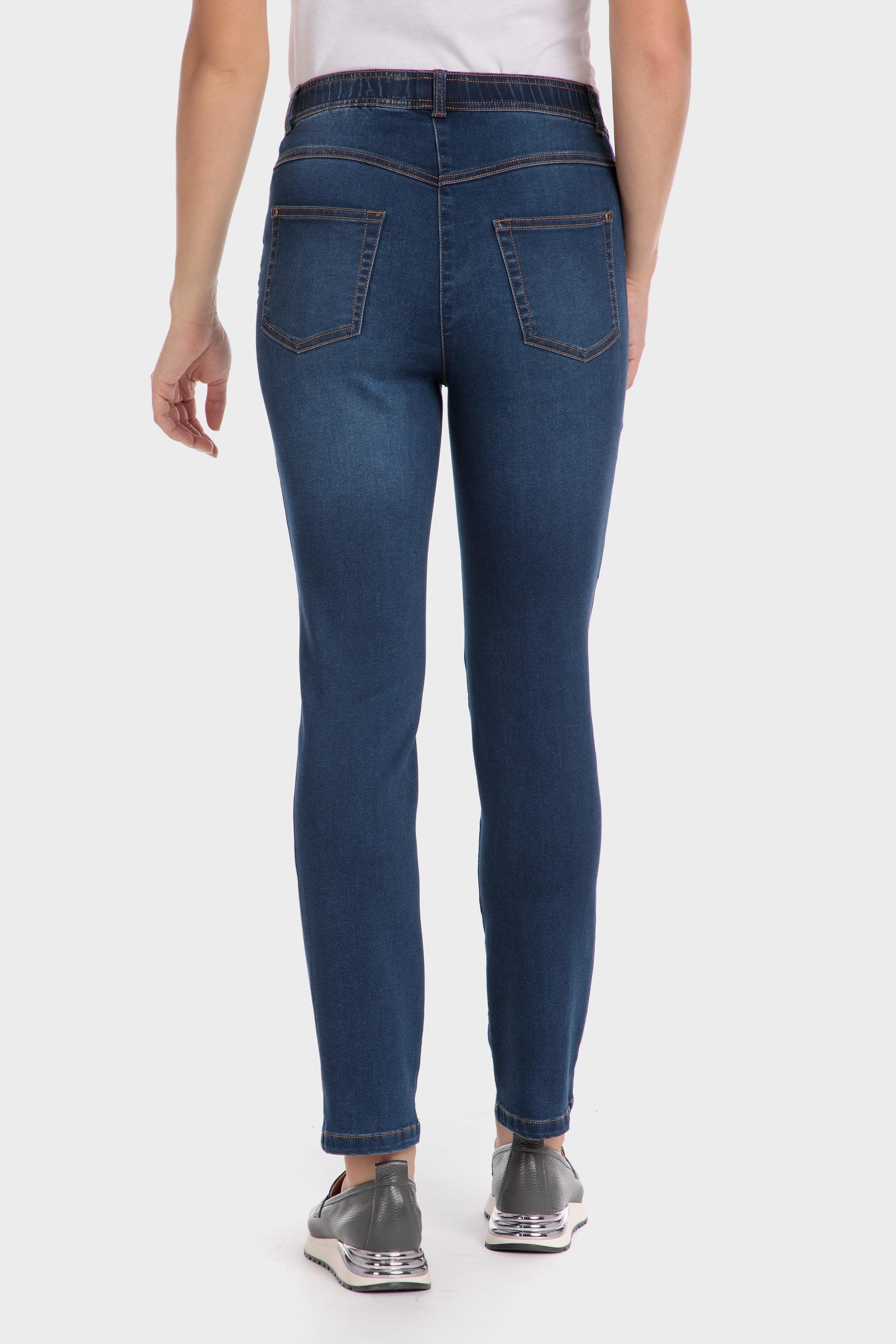 Blue Skinny Denim Trousers, , large image number 2