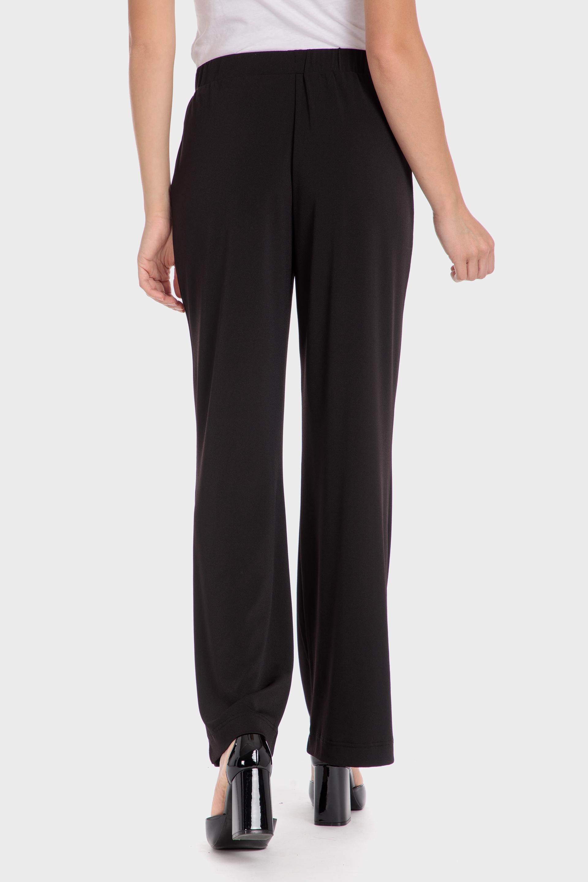 Black Elastic Trousers, , large image number 1