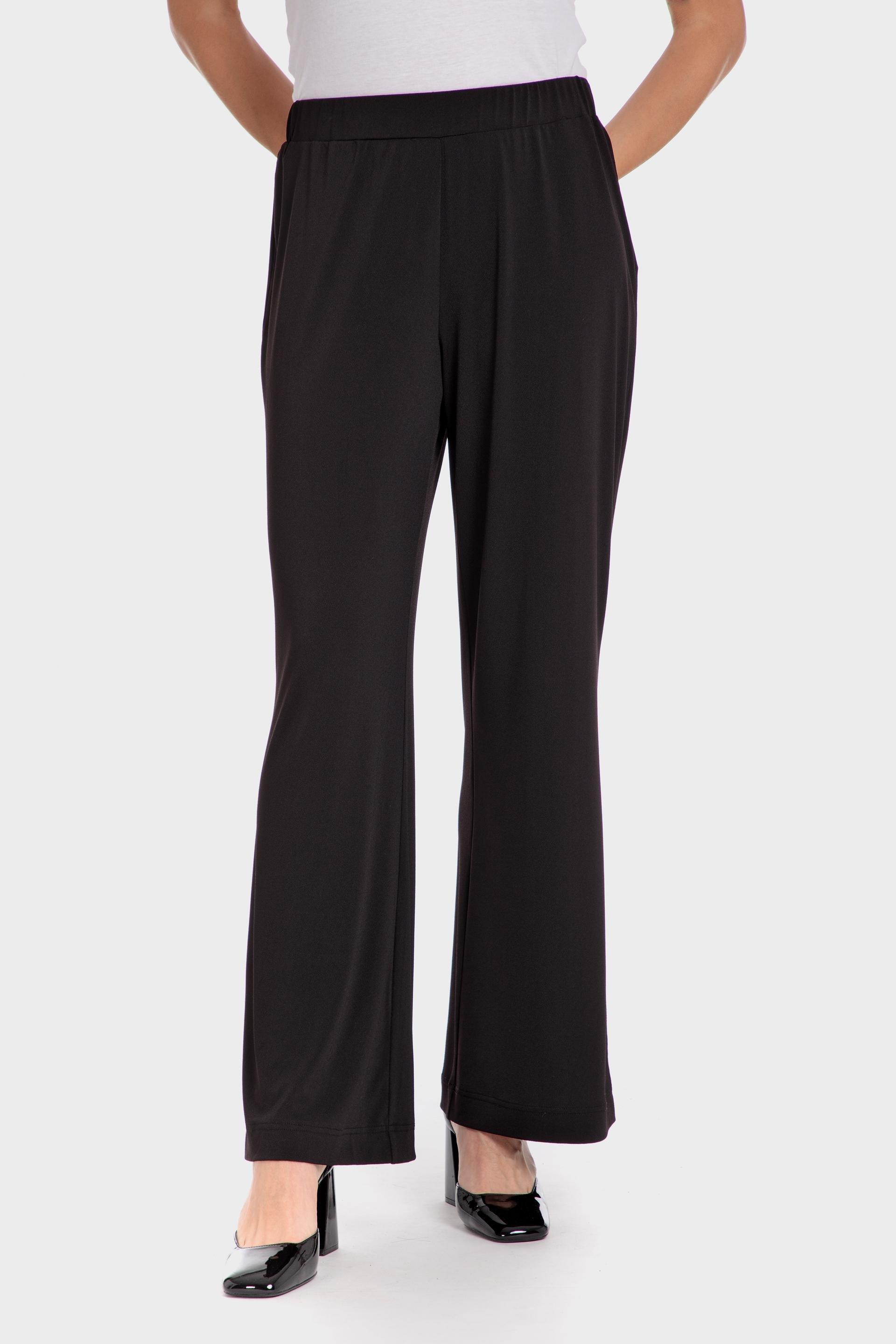 Black Elastic Trousers, , large image number 2