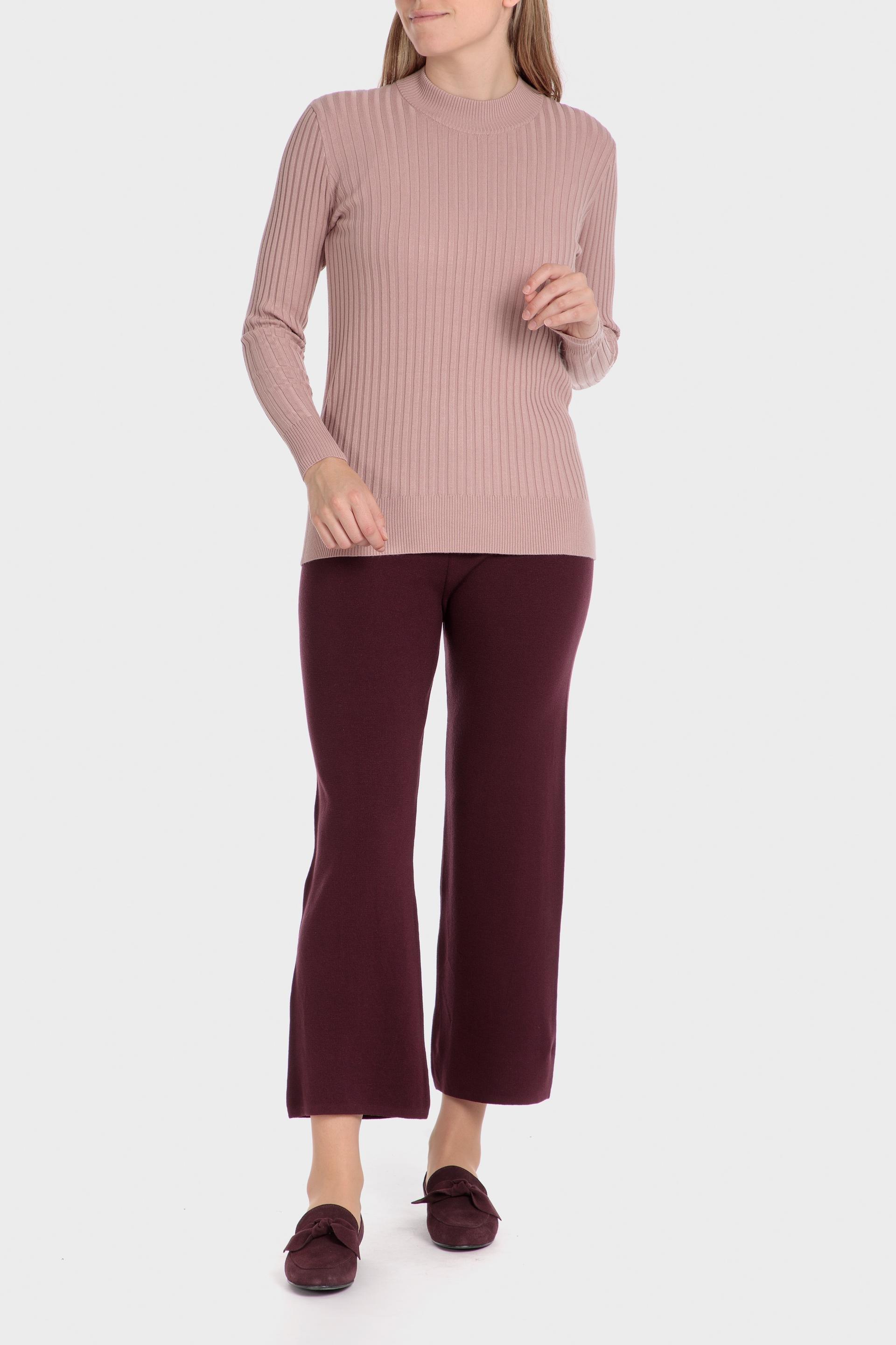 Maroon Plain Casual Trousers, Garnet, large image number 1