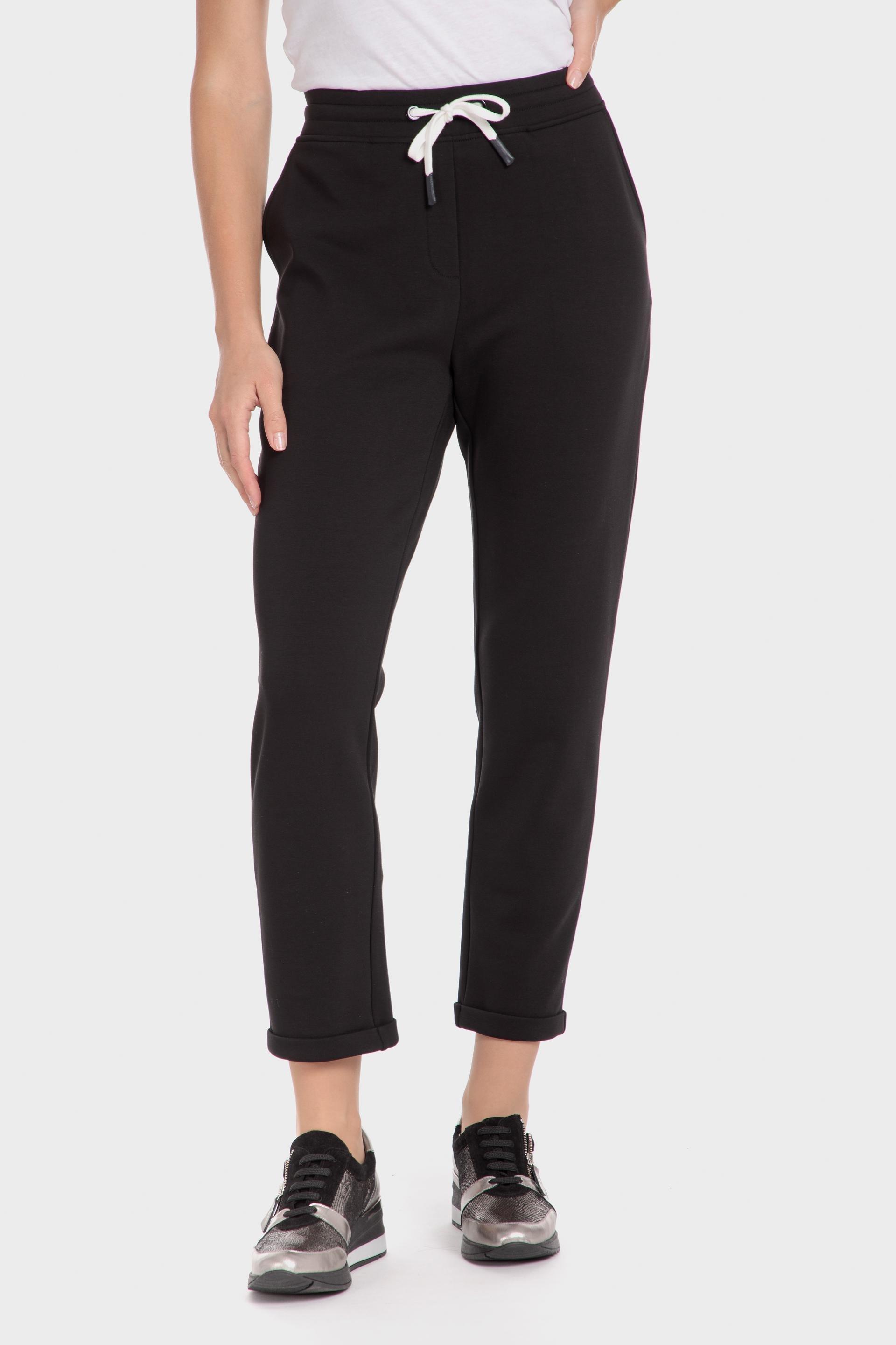 Black Relaxed Trousers, , large image number 0