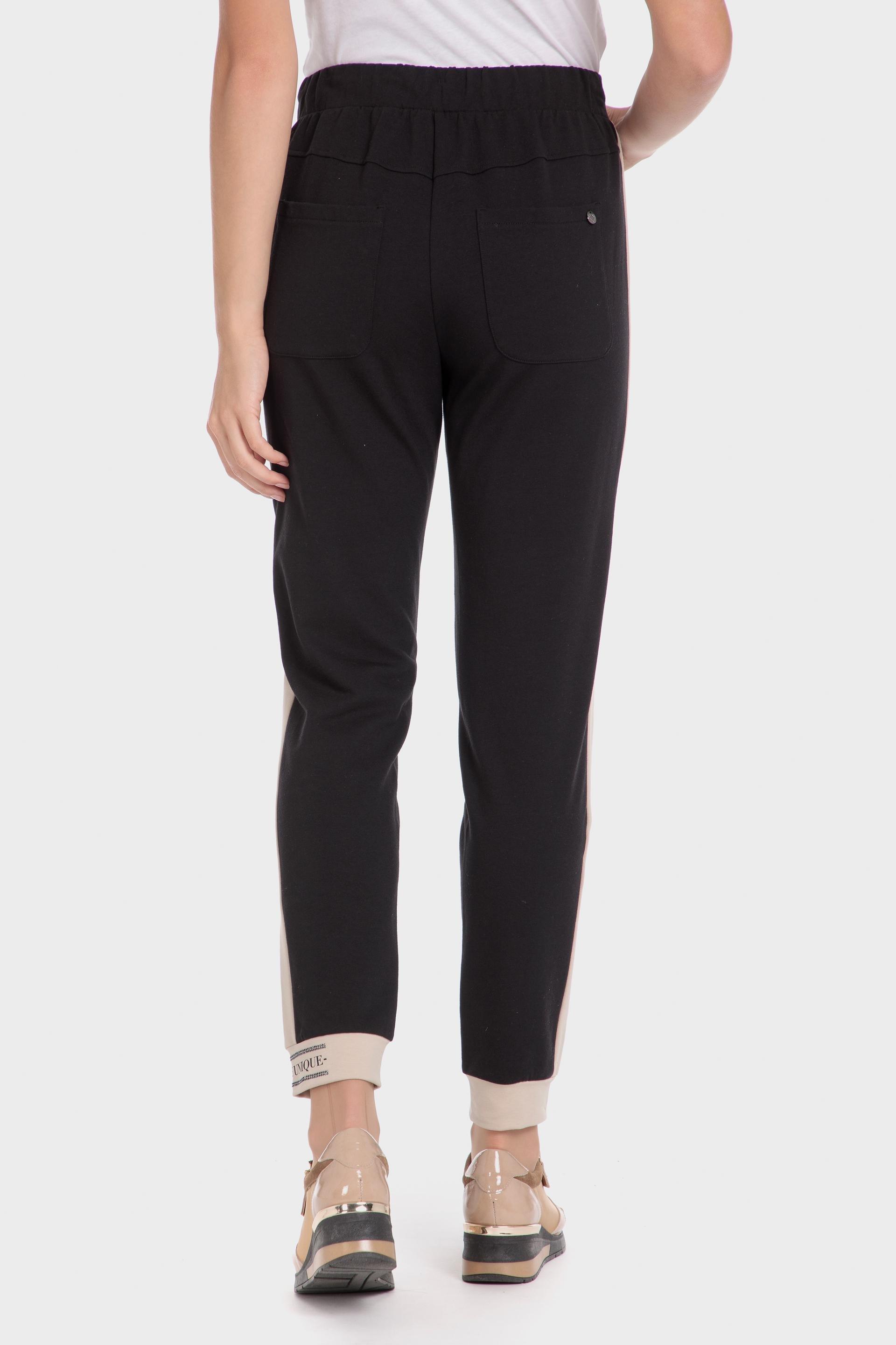Black Relaxed Trousers, , large image number 3