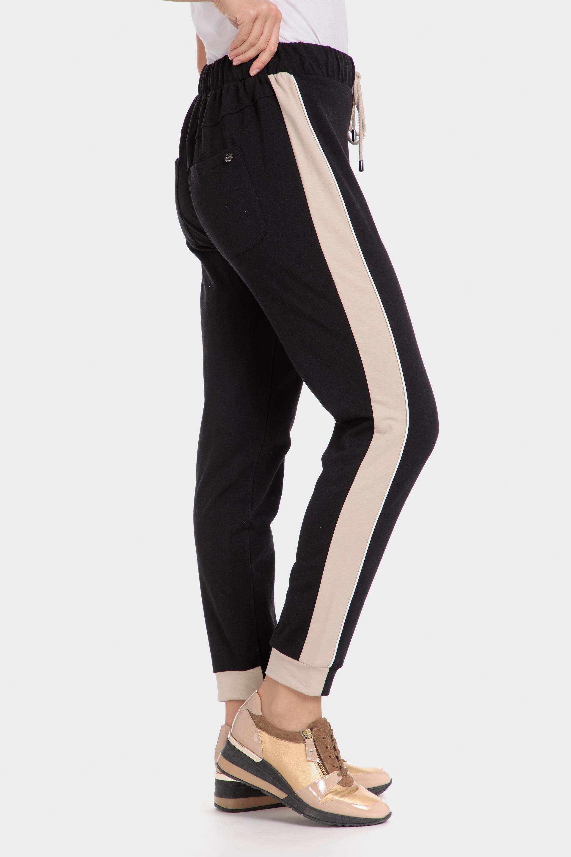 Black Relaxed Trousers, , large image number 4