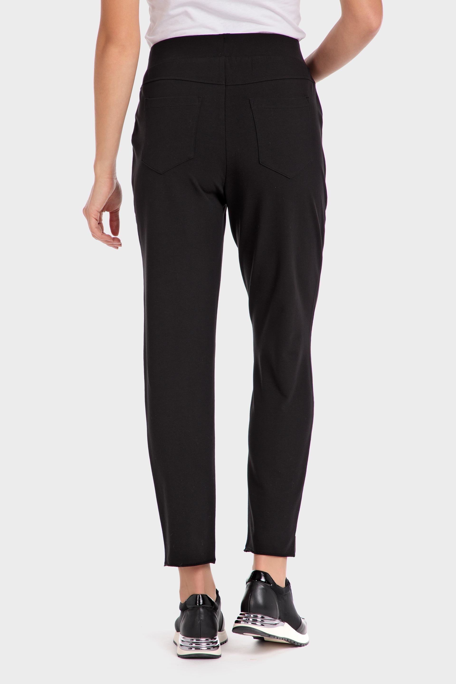 Black Plain Trousers, , large image number 1