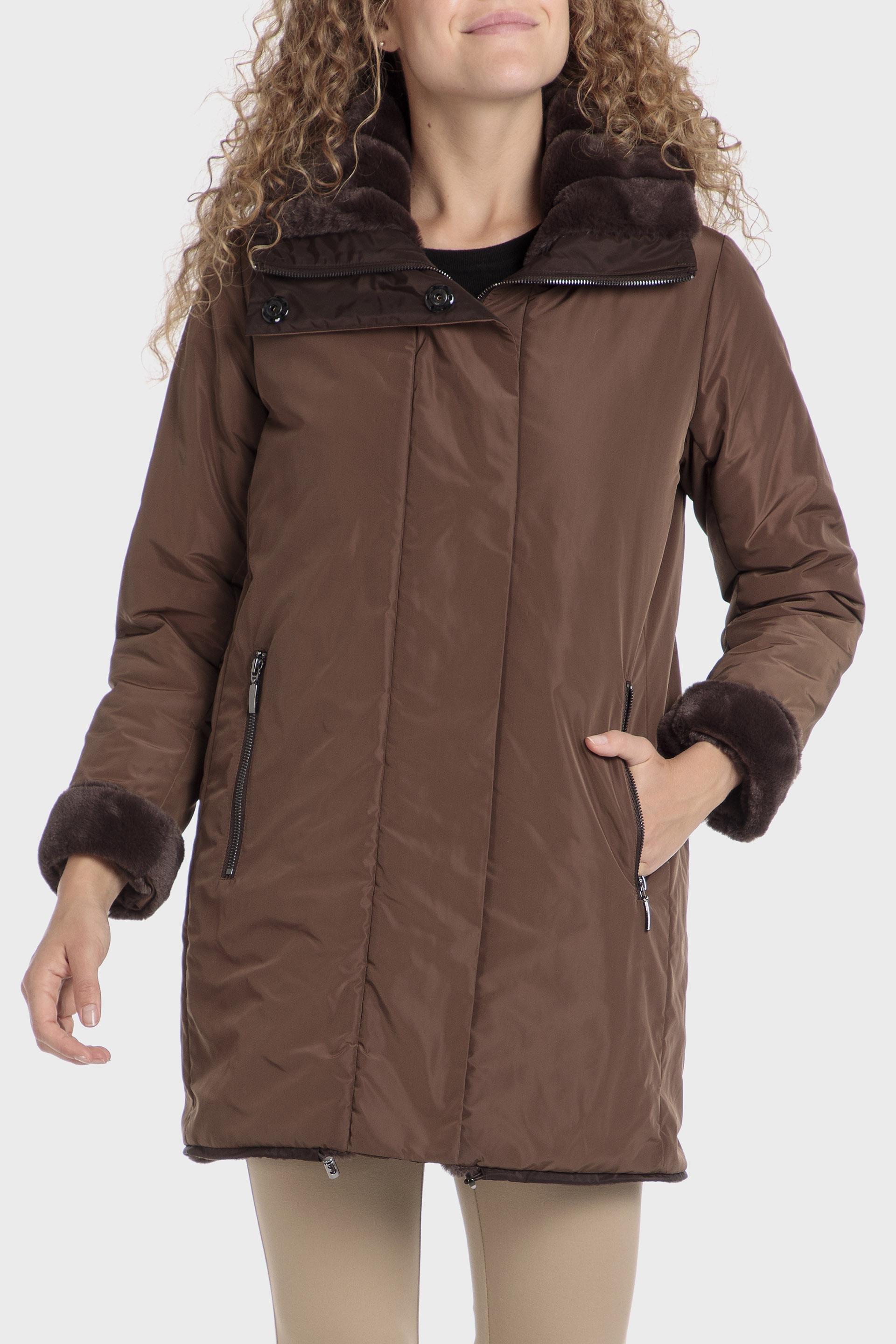 Brown Puffer Snow Wear, , large image number 2