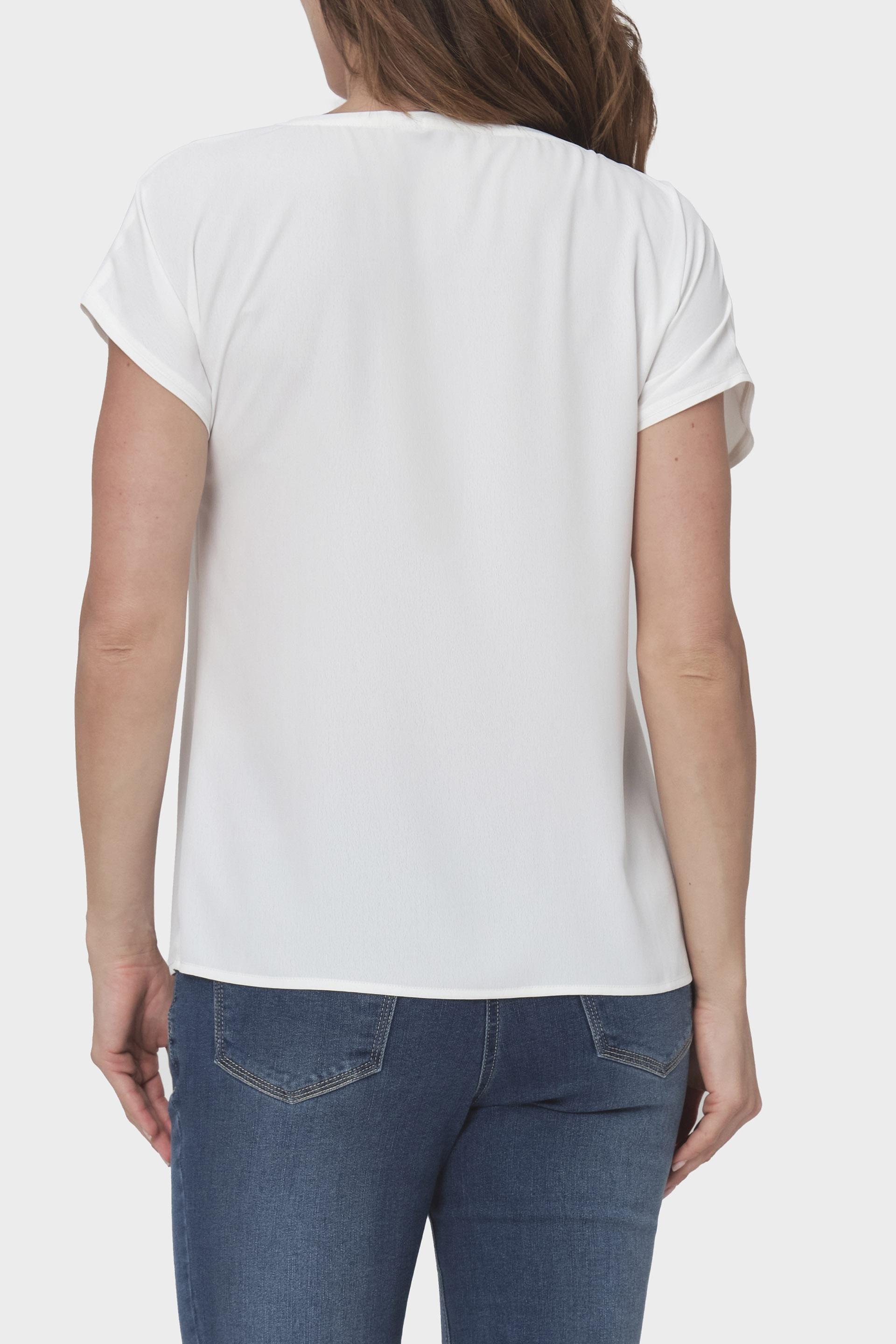 White Short Sleeve T-Shirt, Beige Talc, large image number 3
