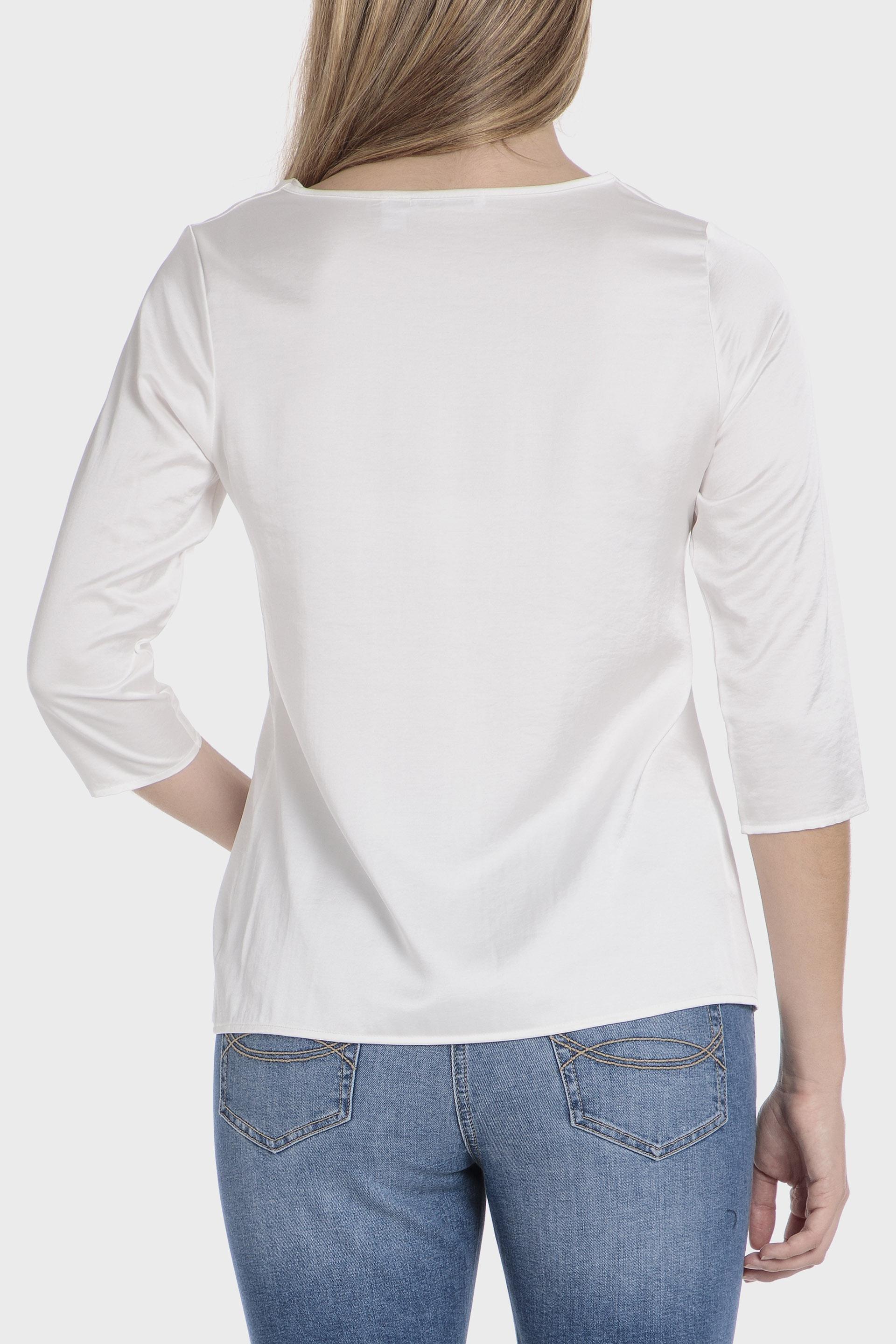 White Basic Casual Top, , large image number 2