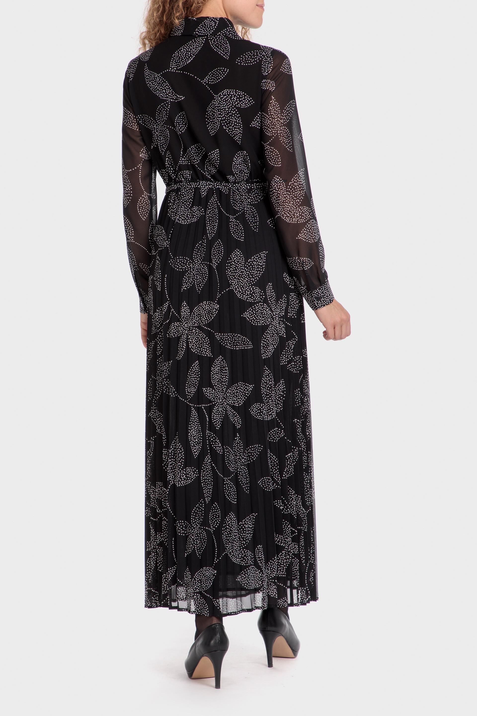 Black Floral Maxi Dress, , large image number 1