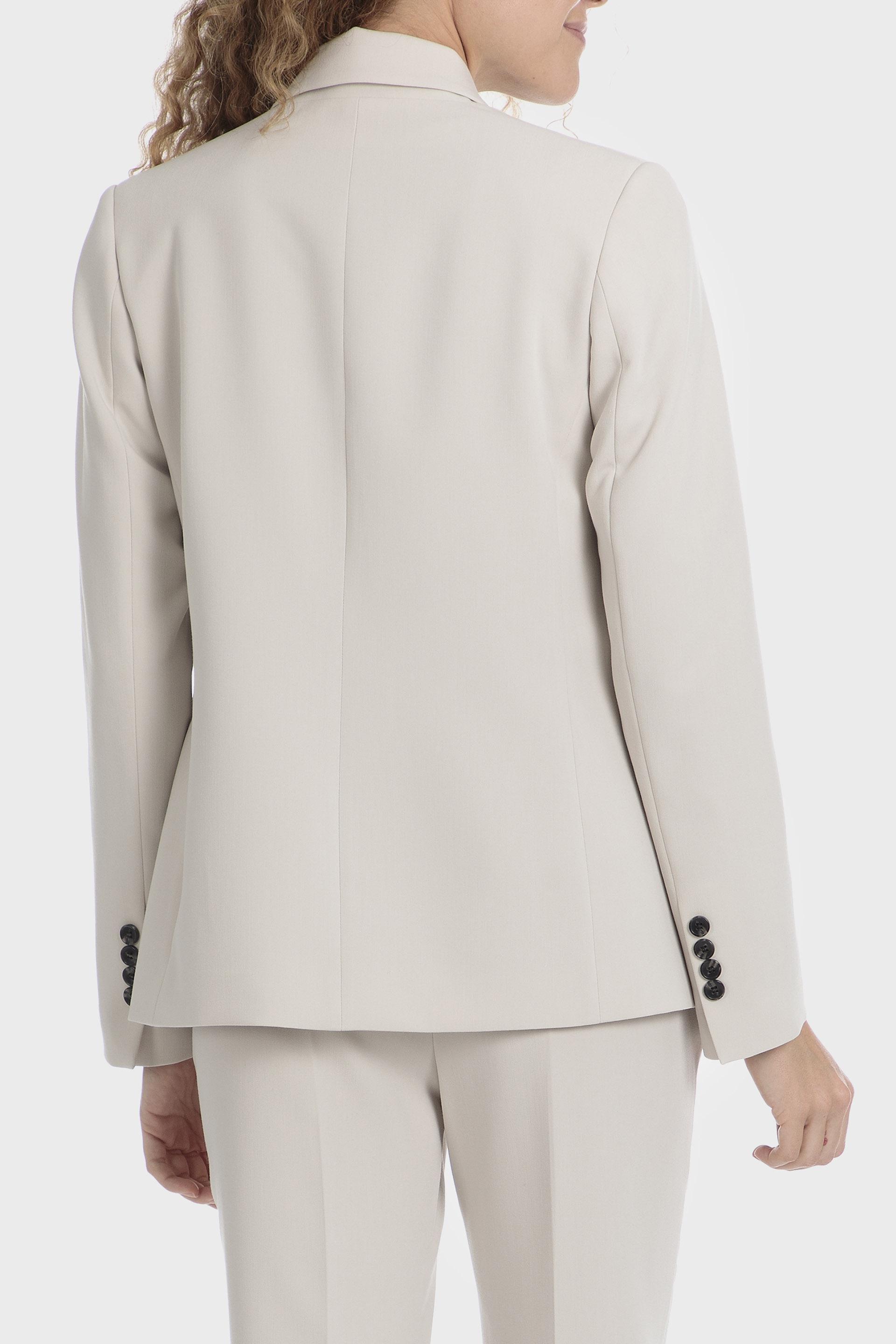 Beige Classic Cut Blazer, 3701_126, large image number 3