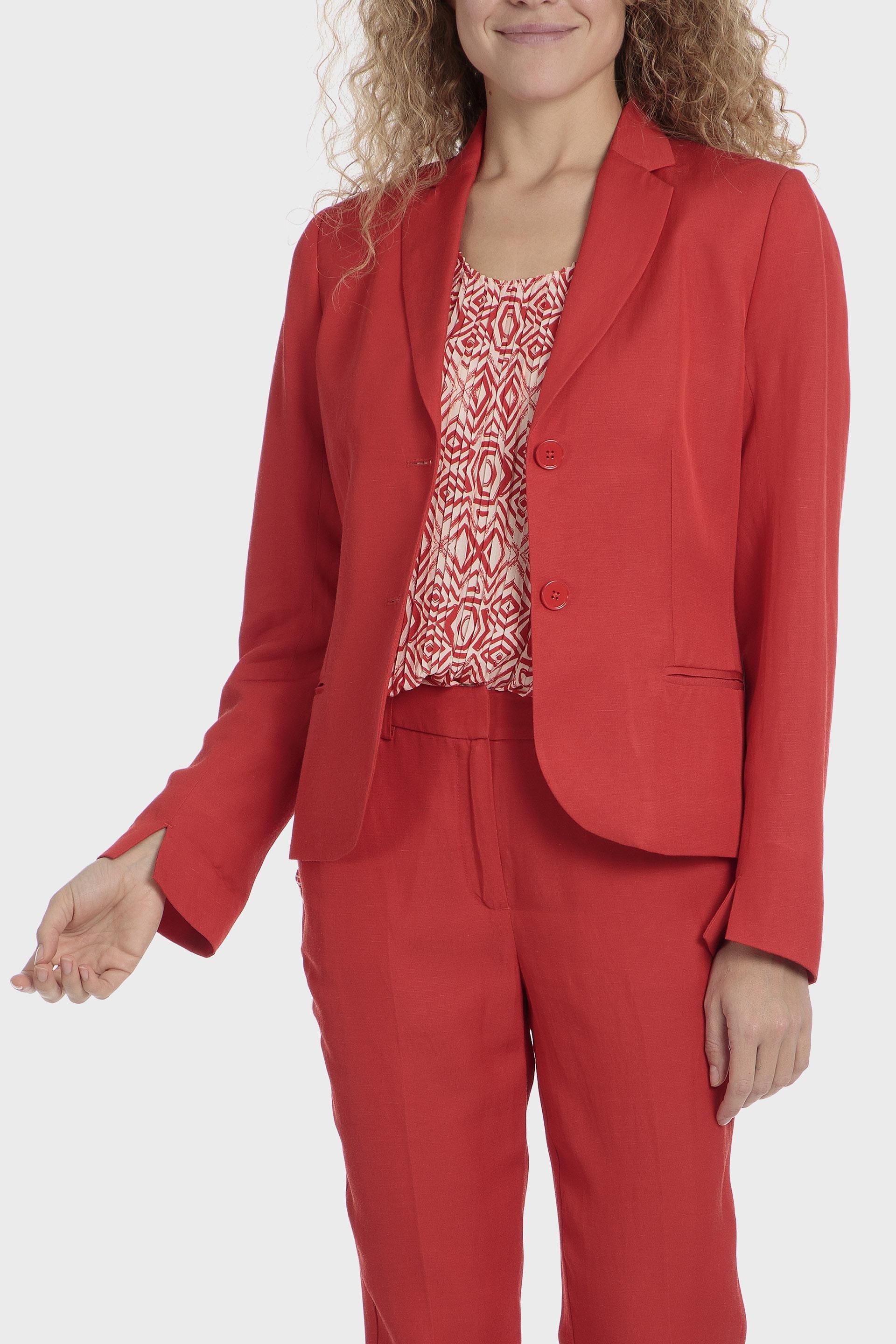 Red Classic Blazer, , large image number 0