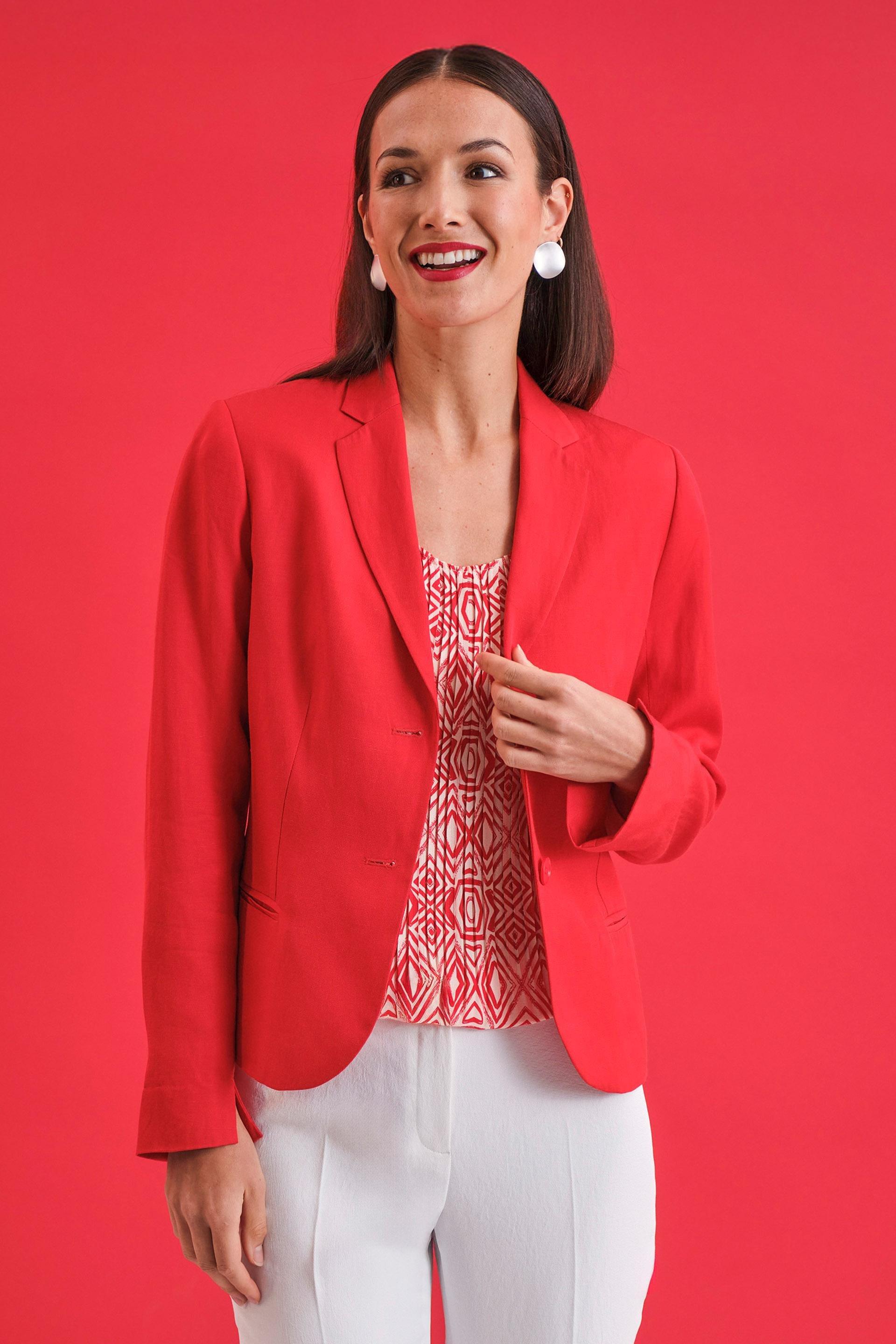 Classic Blazer Women Plain, 3701_202, medium