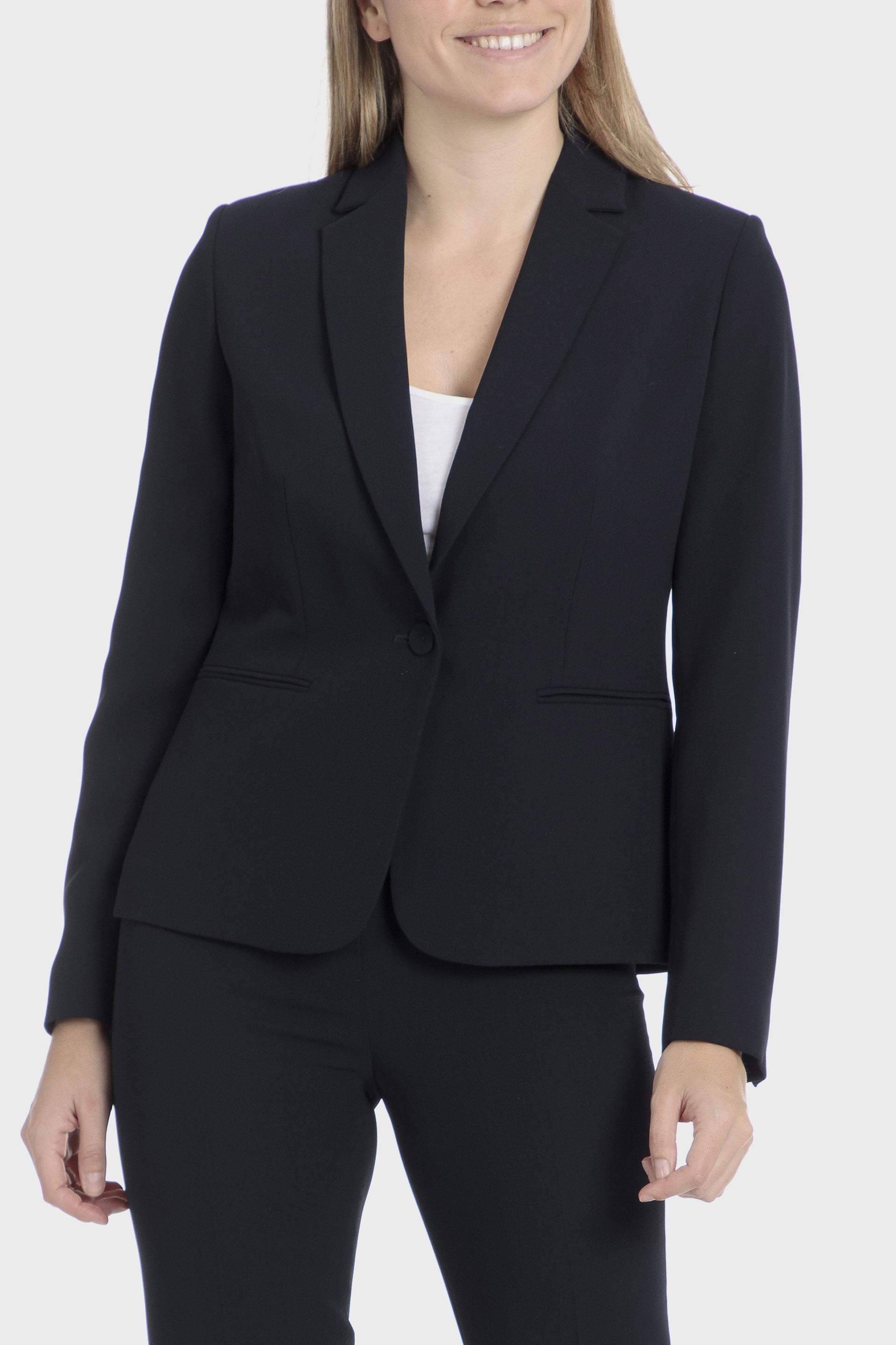 بليزر بصف أزرار، أزرق, Blue Navy, medium