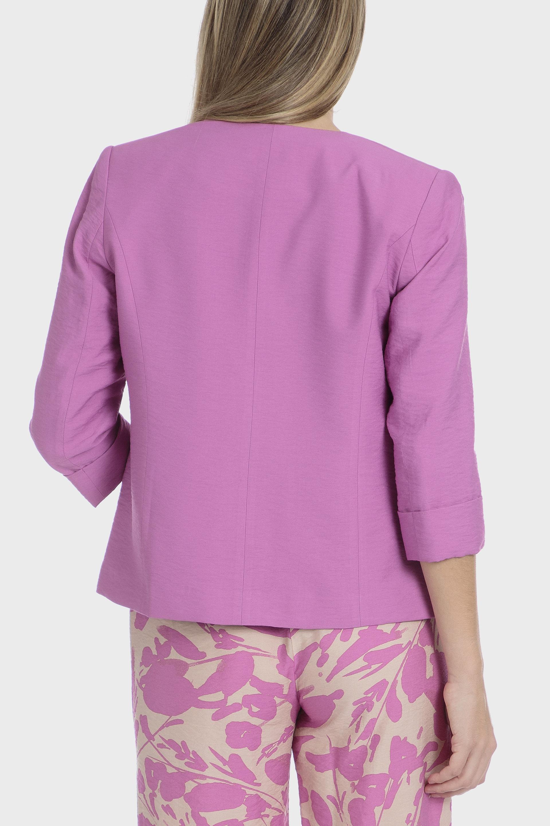 Pink Casual Blazer, Fuchsia Bouganvilla, large image number 2