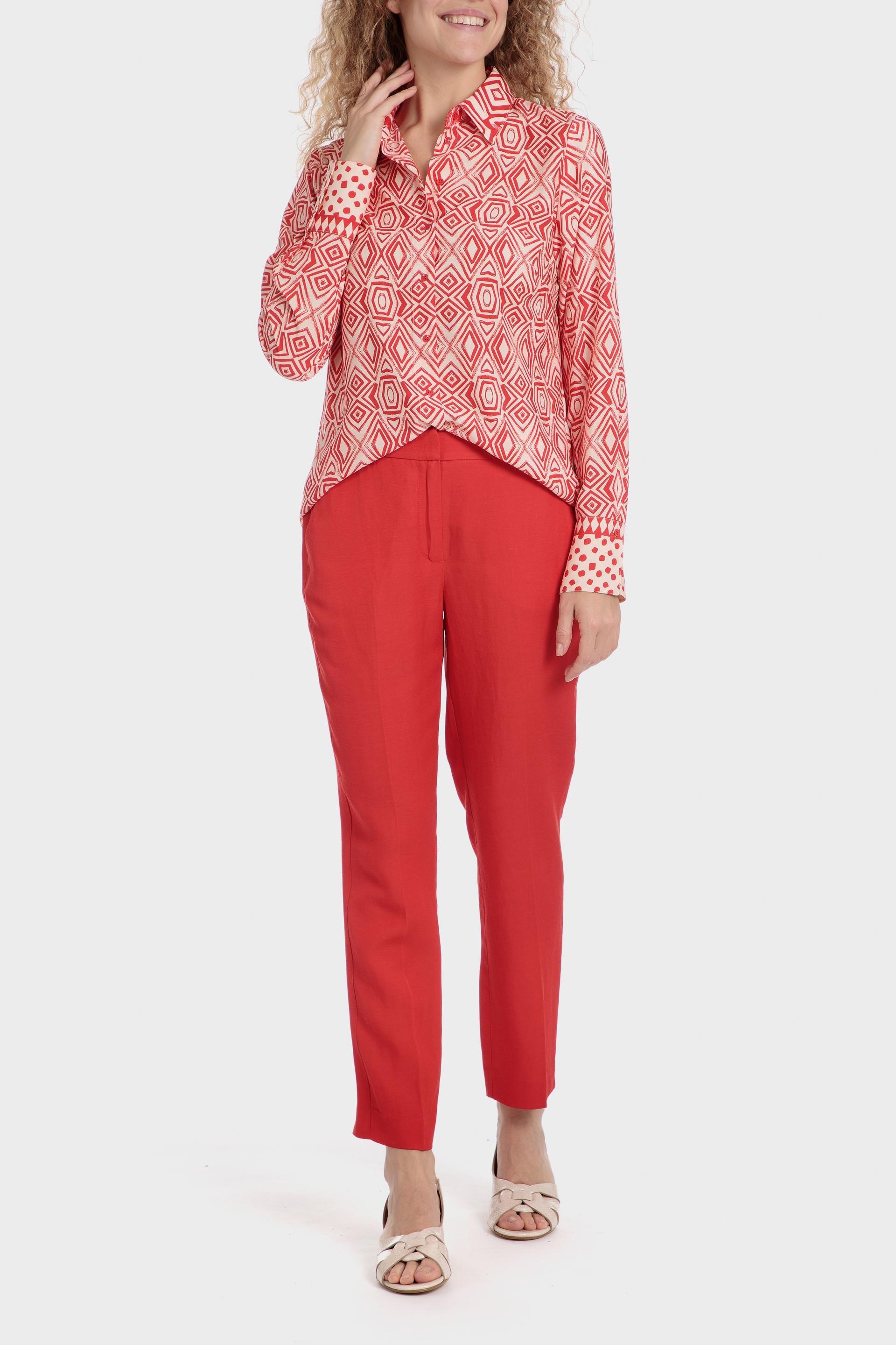 Red Printed Shirt, , large image number 2