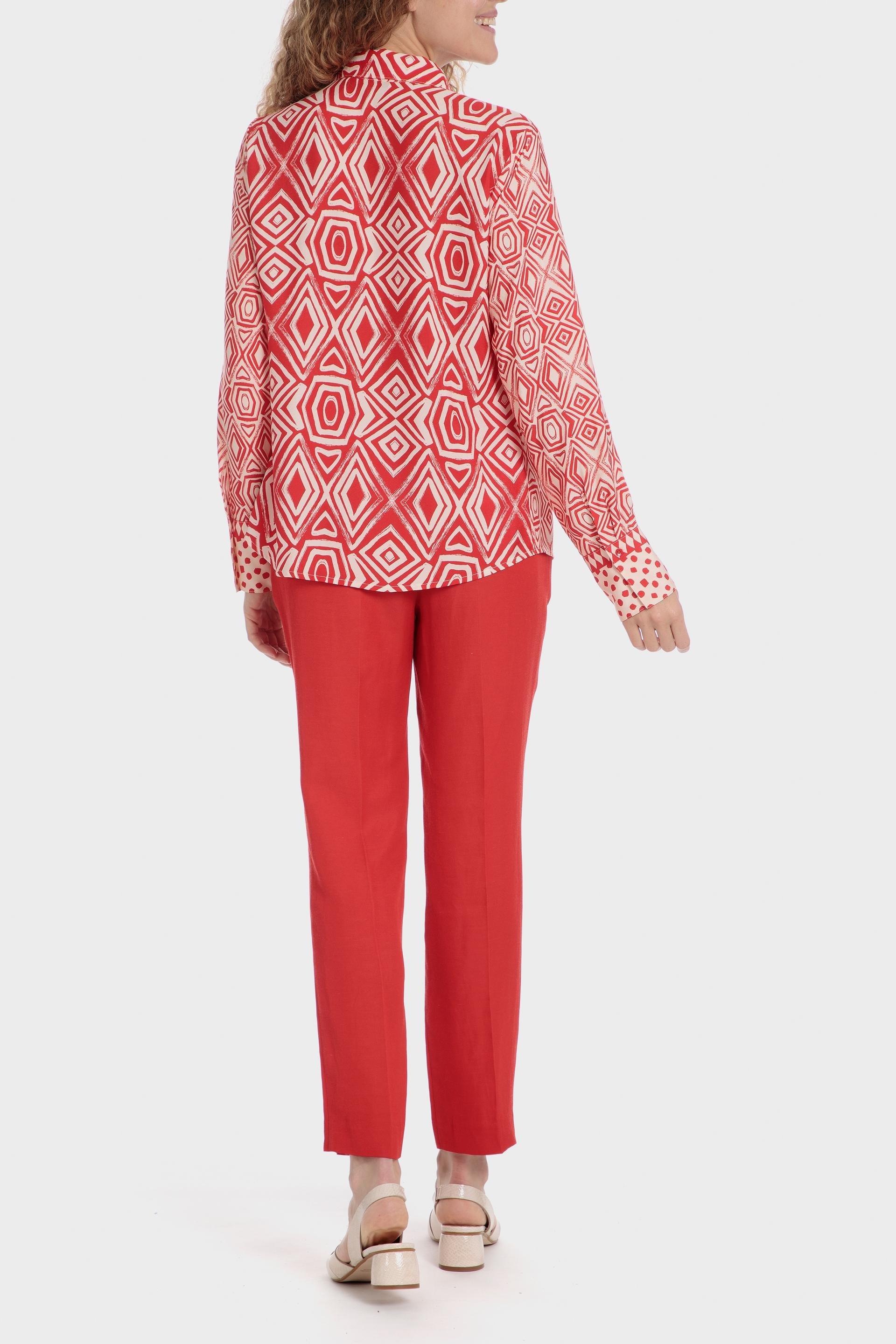Red Printed Shirt, , large image number 4