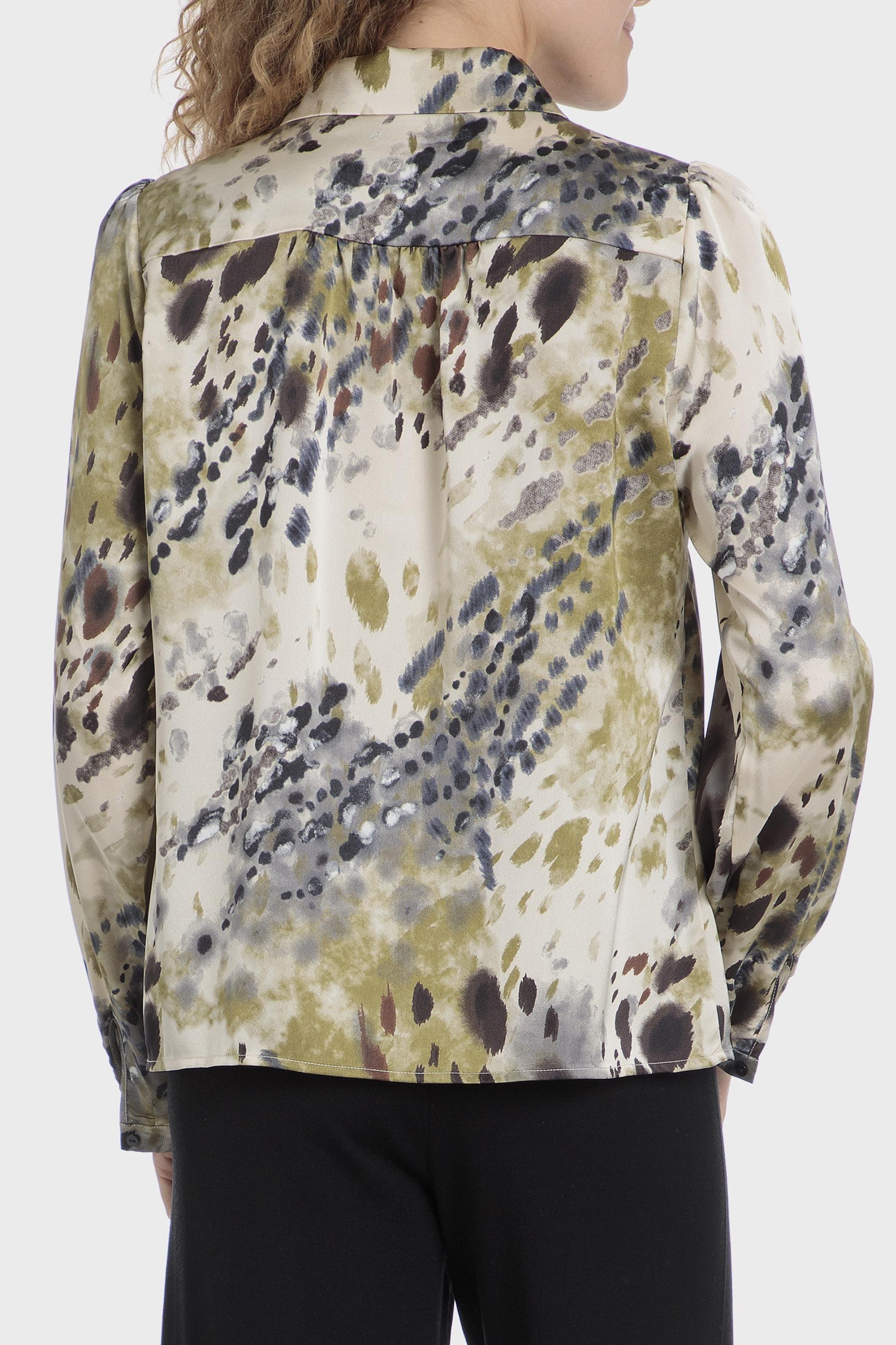 Multicolour Animal Print Shirt, Green Safari, medium