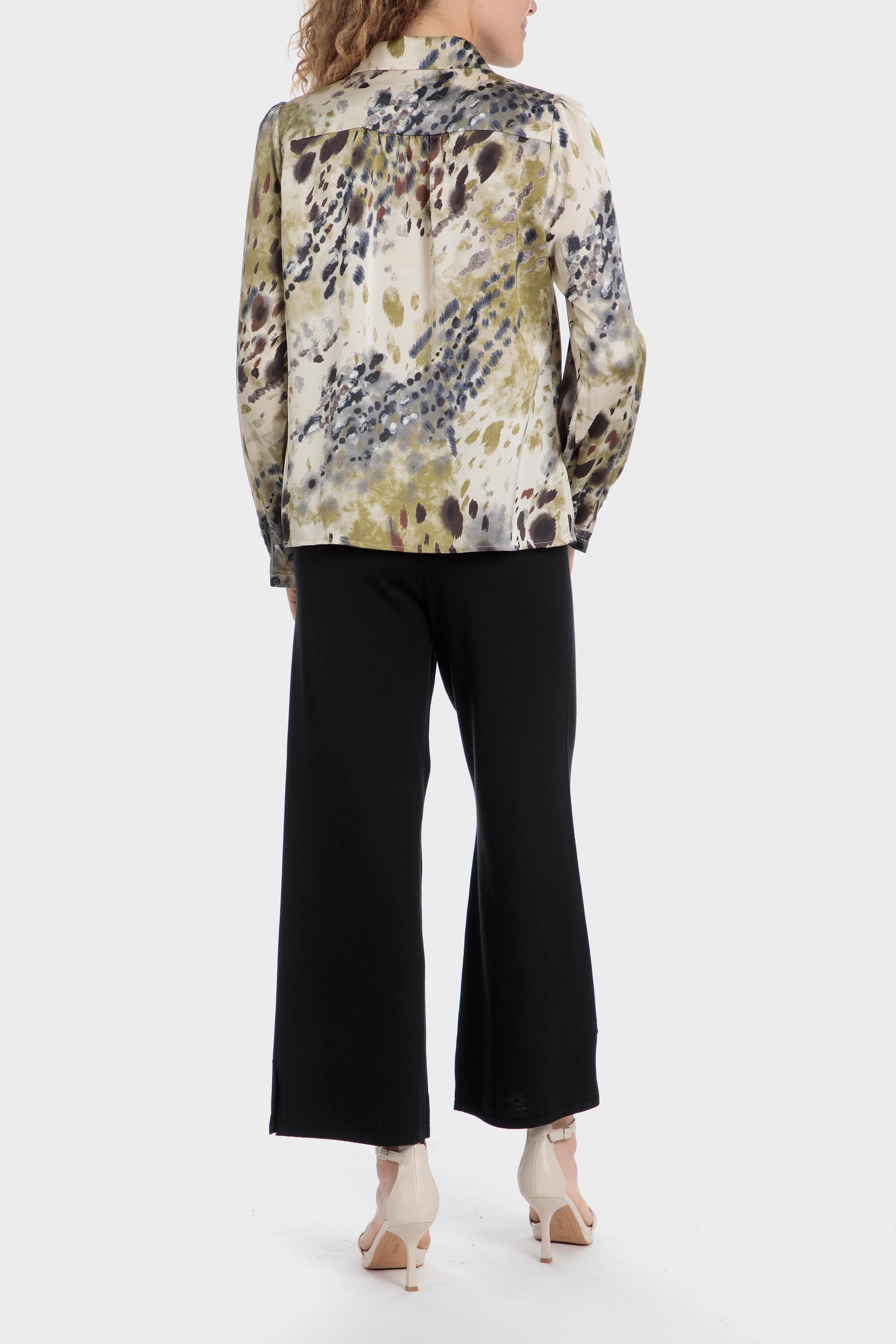 Multicolour Animal Print Shirt, Green Safari, large image number 3