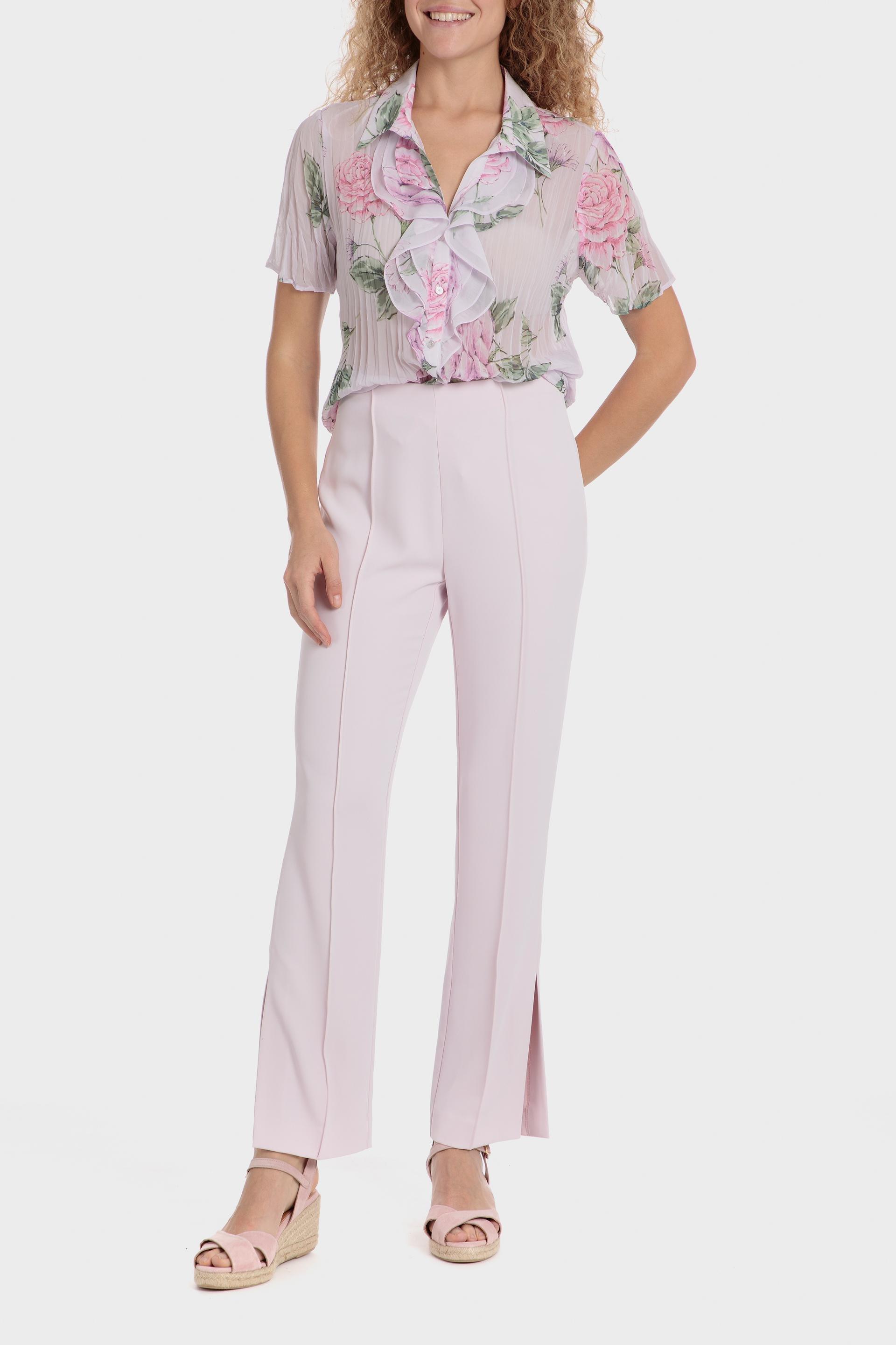Pink Printed Pleated Shirt, , large image number 2