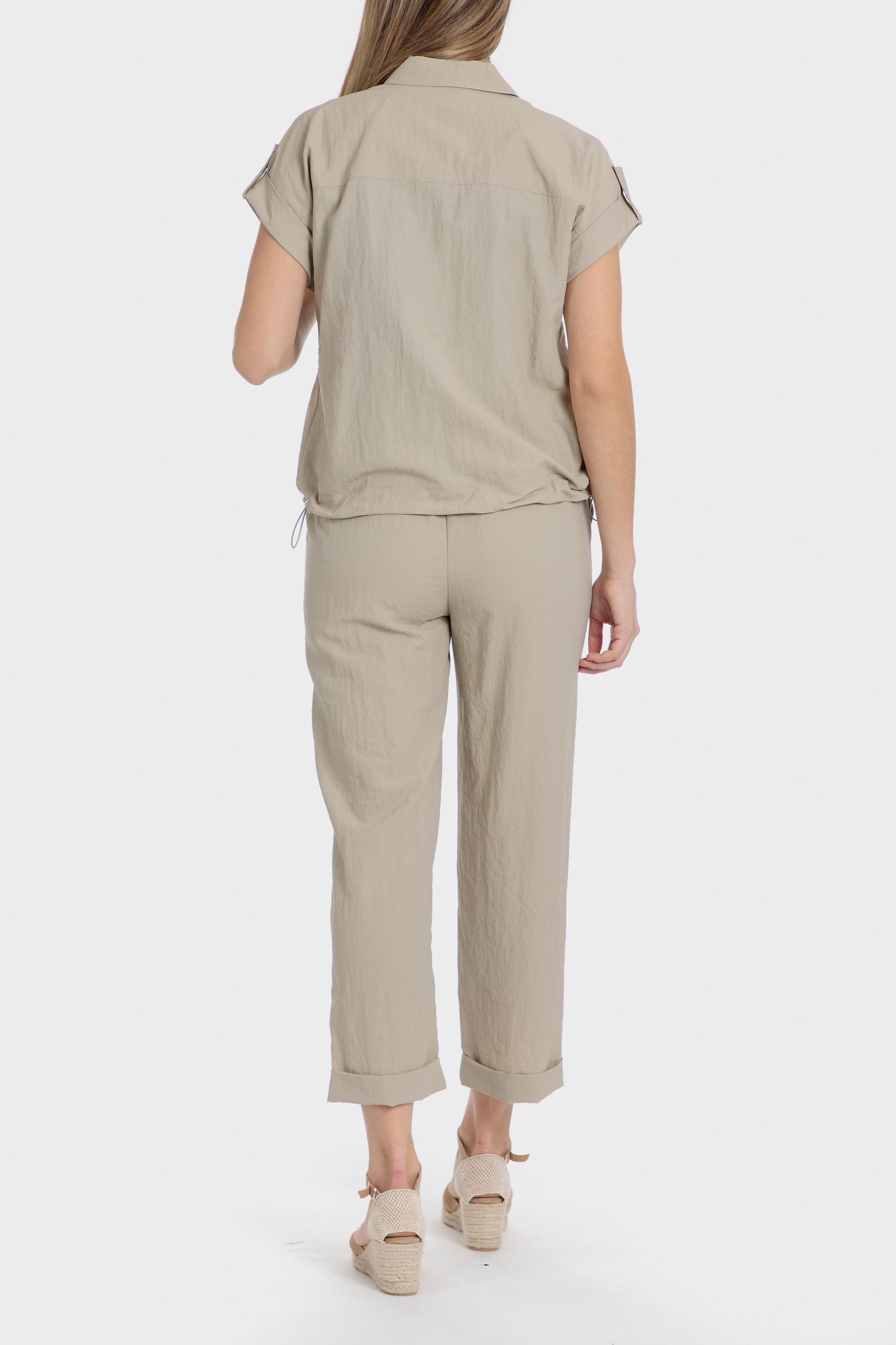 Beige Shirt With Pockets, Beige Natual, large image number 4