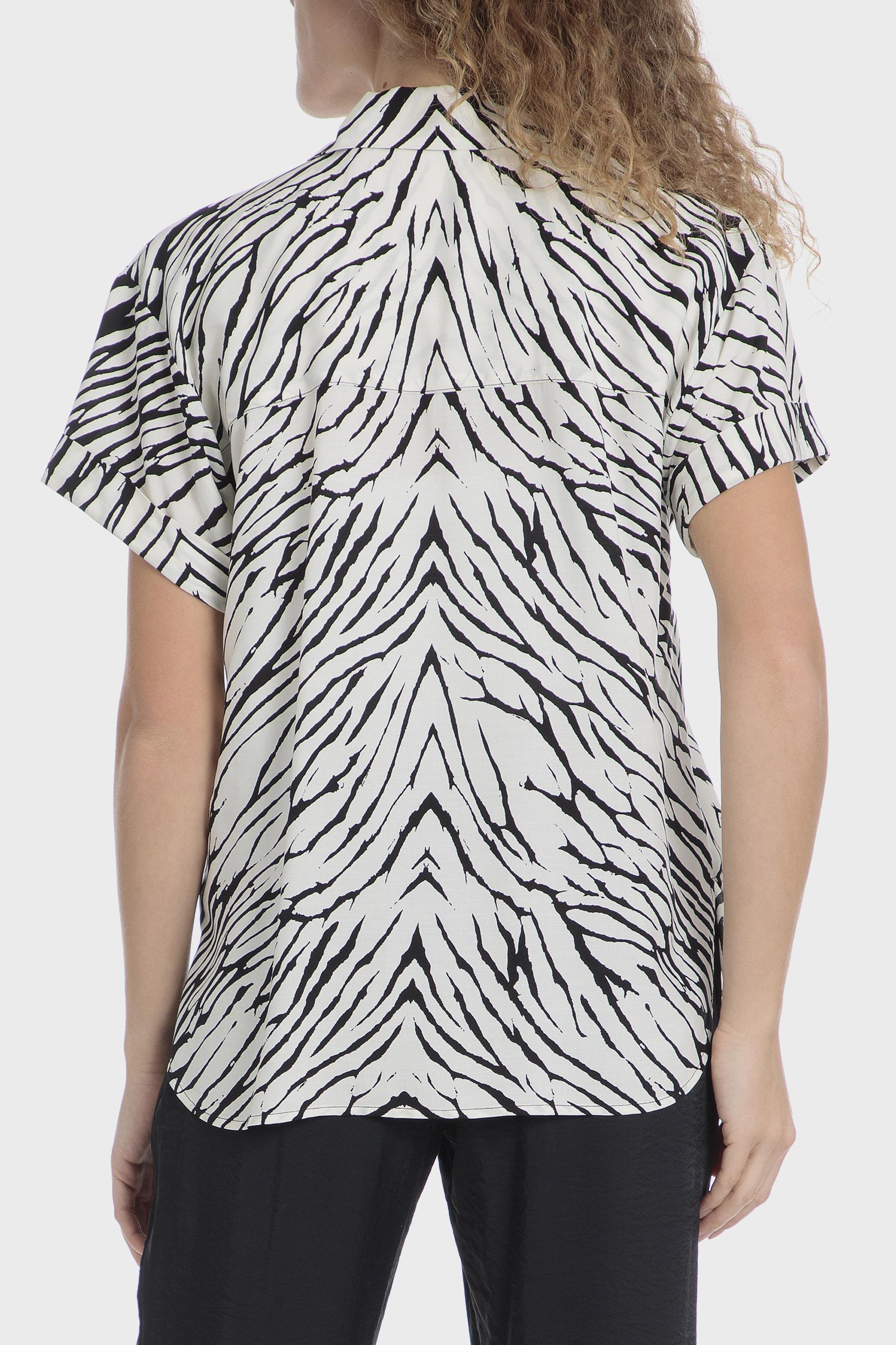 Black Patterned Shirt, , large image number 1