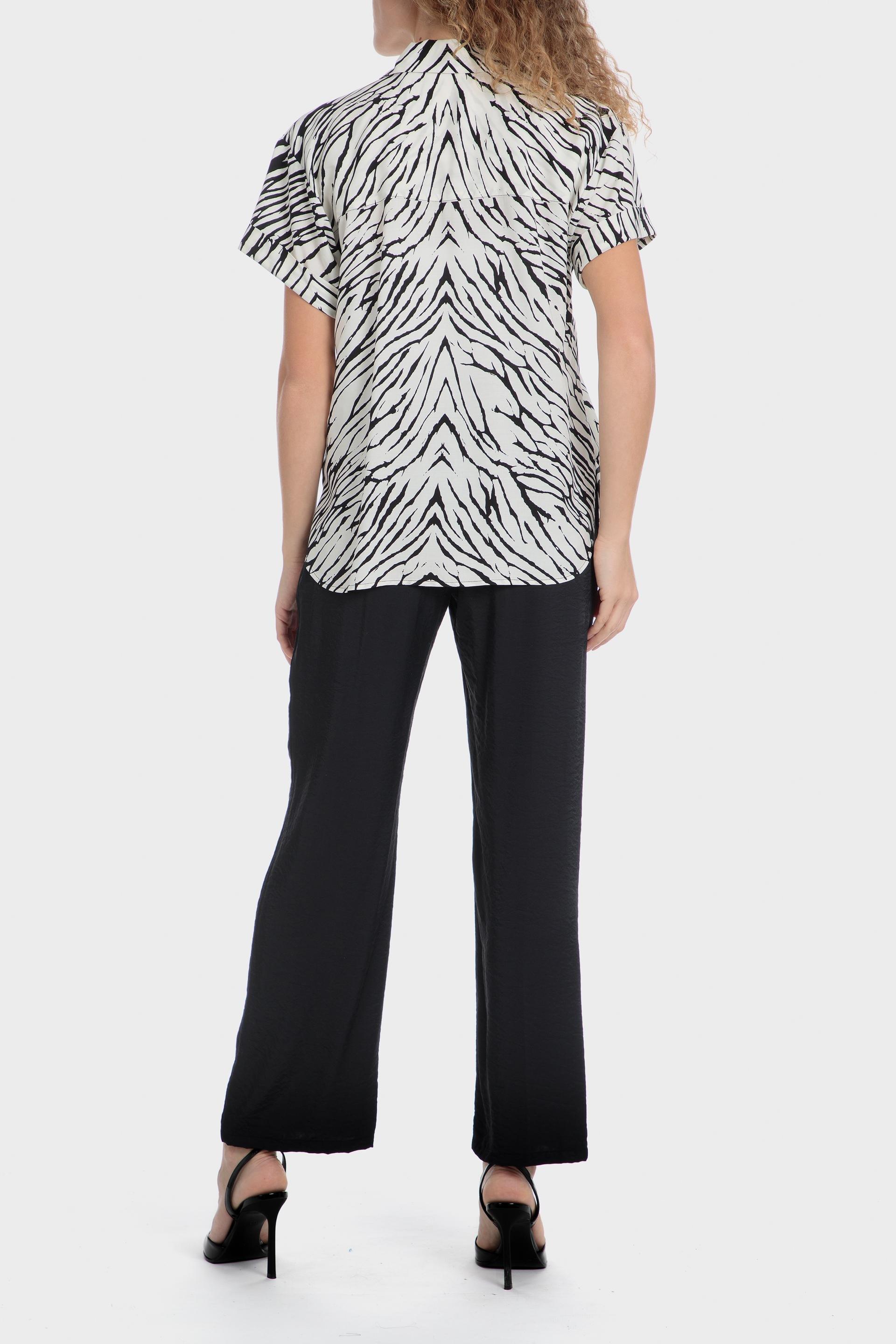 Black Printed Shirt, 3701_120, large image number 3