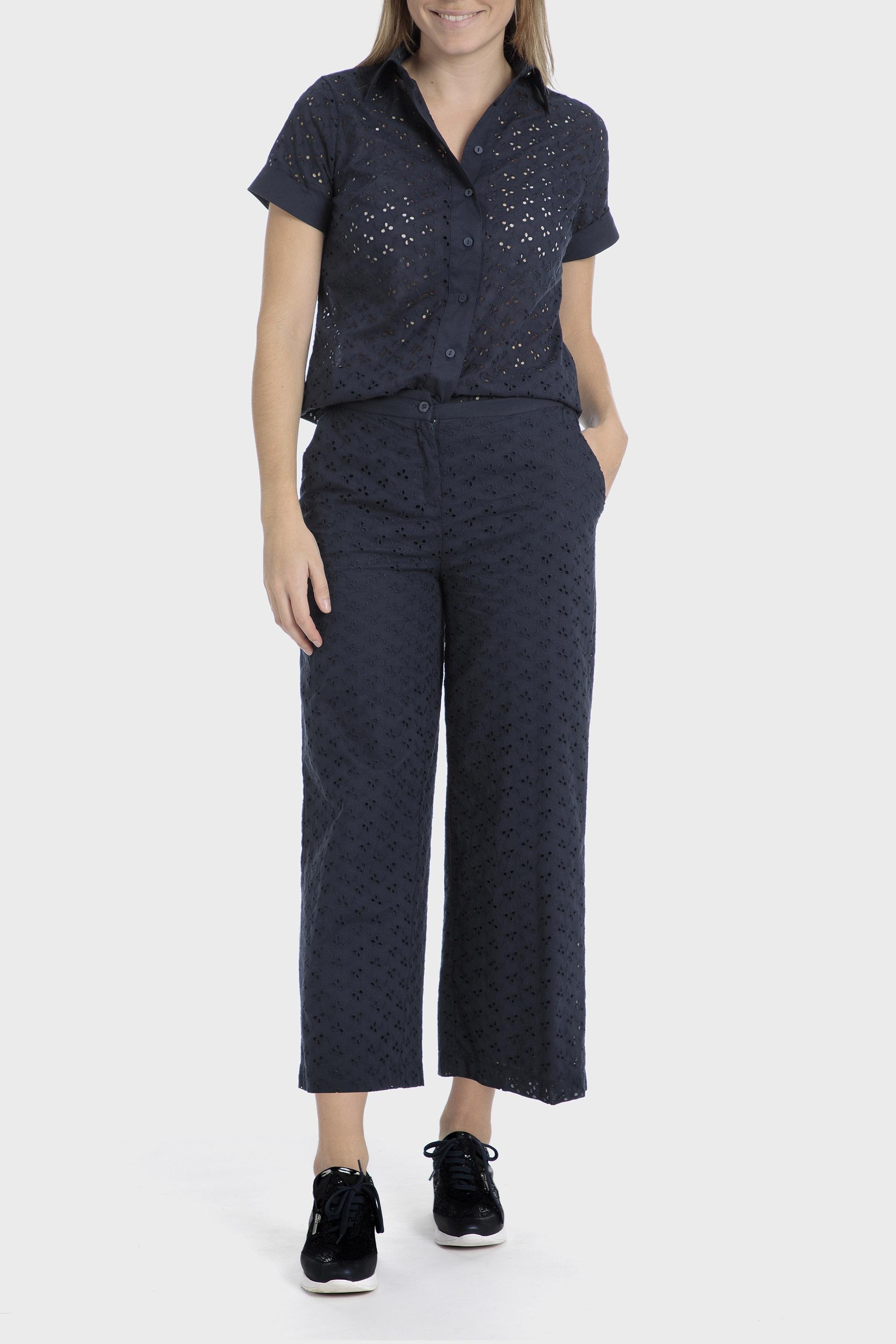 Navy Embroidered Shirt, , large image number 2