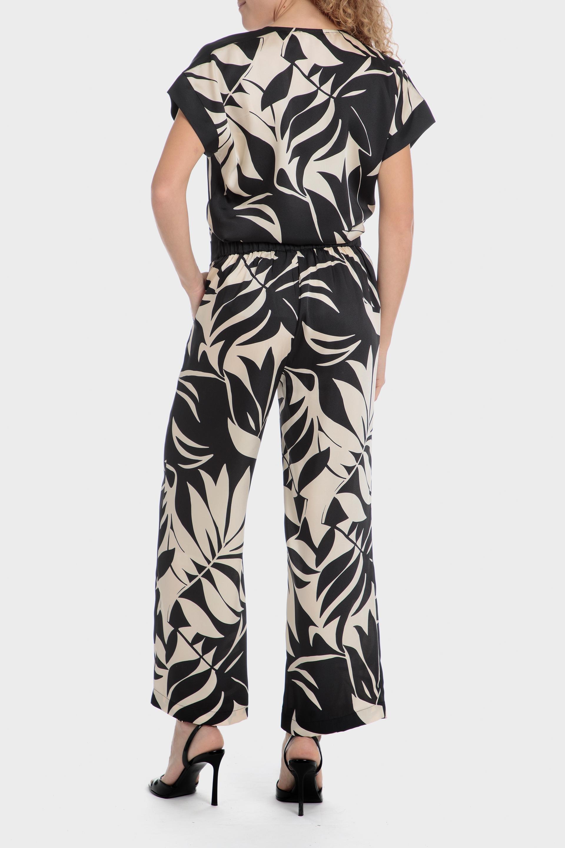 Black Printed blouse, , large image number 3