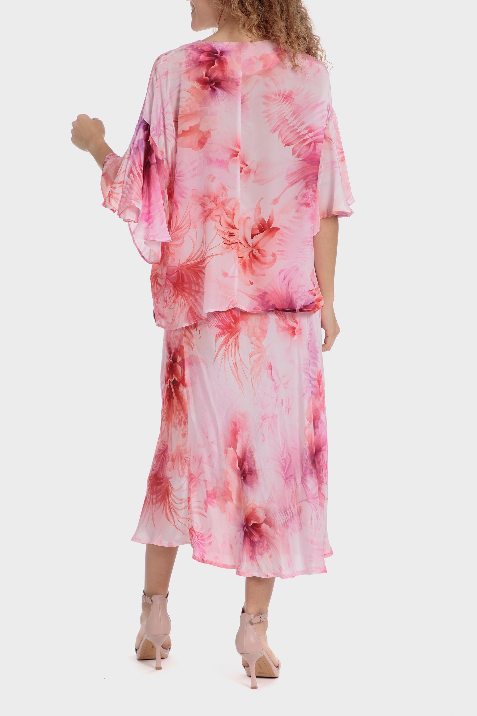 Pink Floral Blouse, , large image number 4