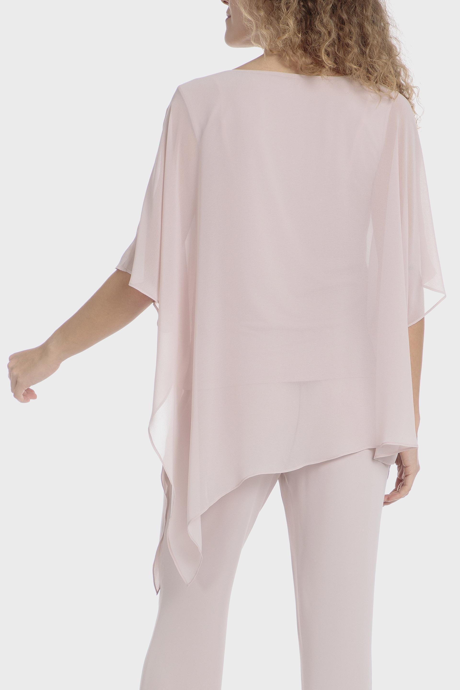 Pink Asymmetric Blouse, , large image number 2