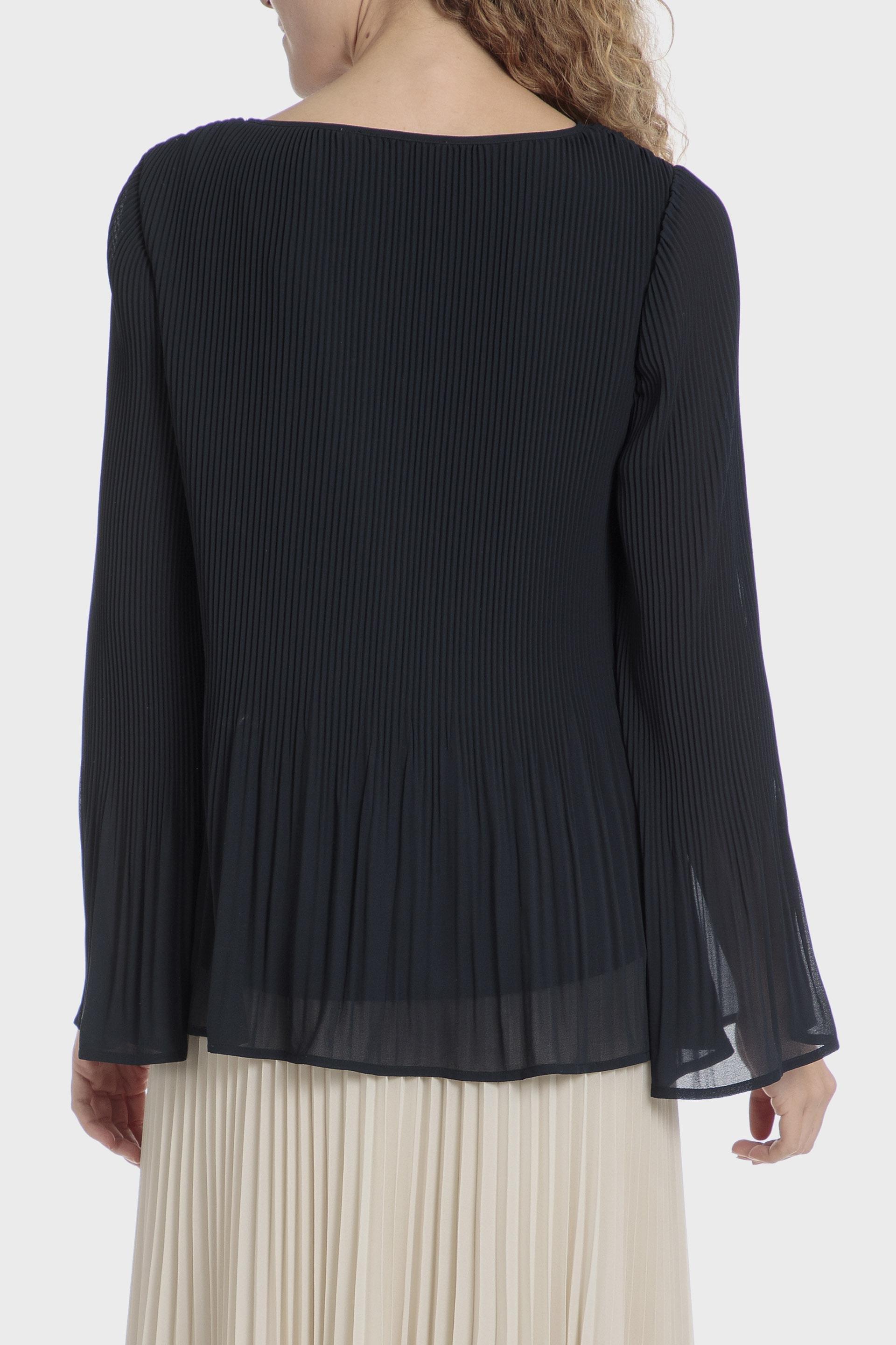Navy Plain Blouse Classic, , large image number 2