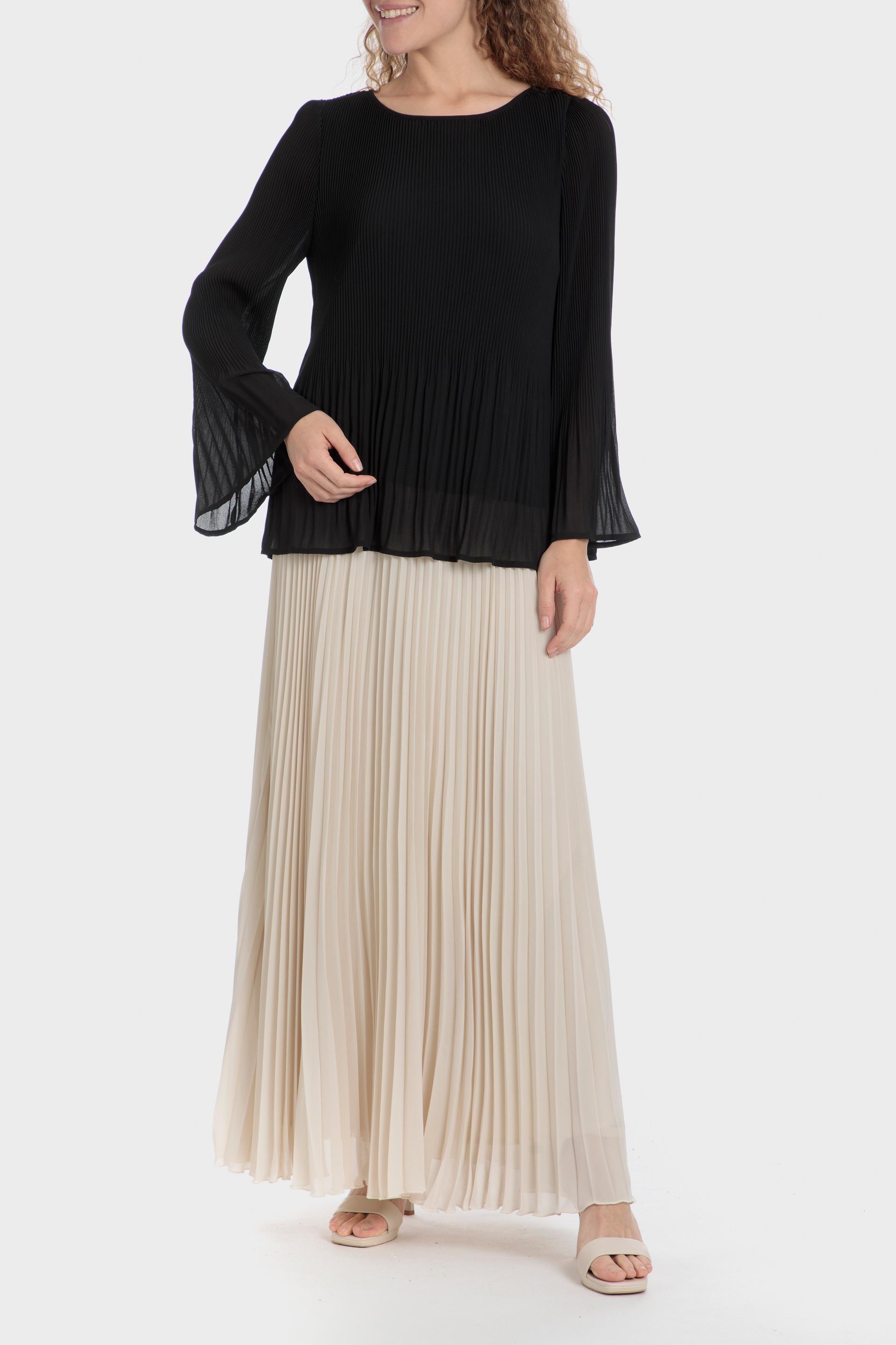 Black Frills Ruffle Blouse, , large image number 5