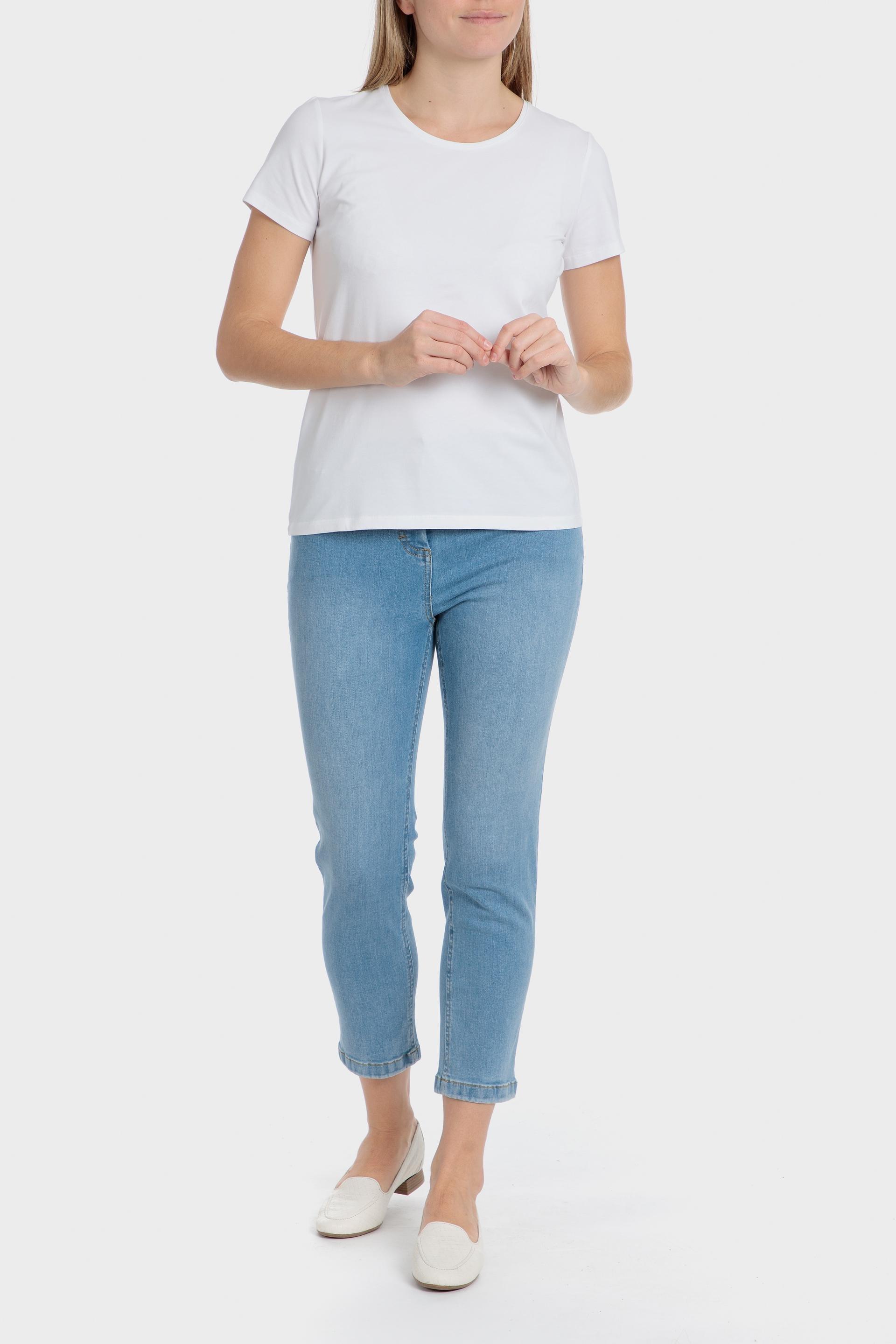 White Basic T-Shirt, , large image number 2