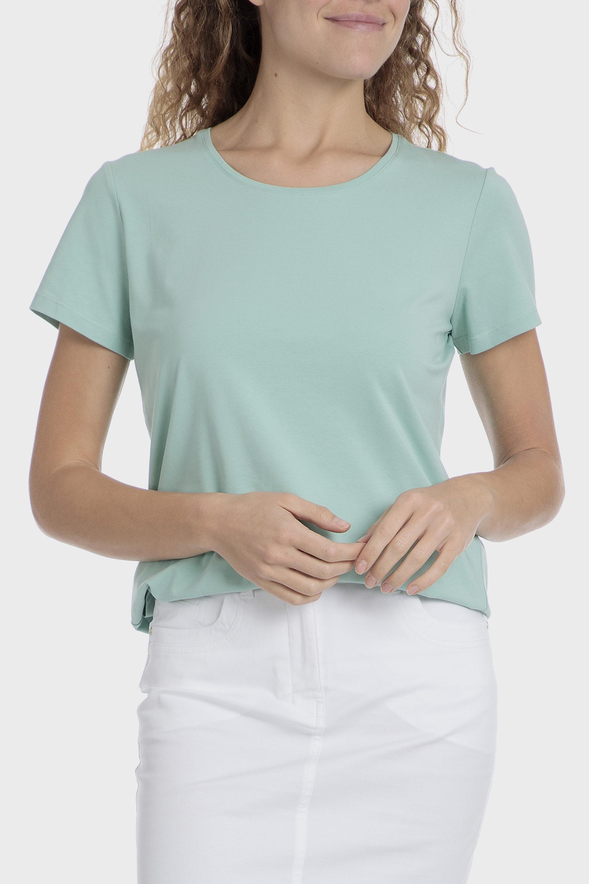 Basic T-Shirt Athleisure, Green Tiffany, medium
