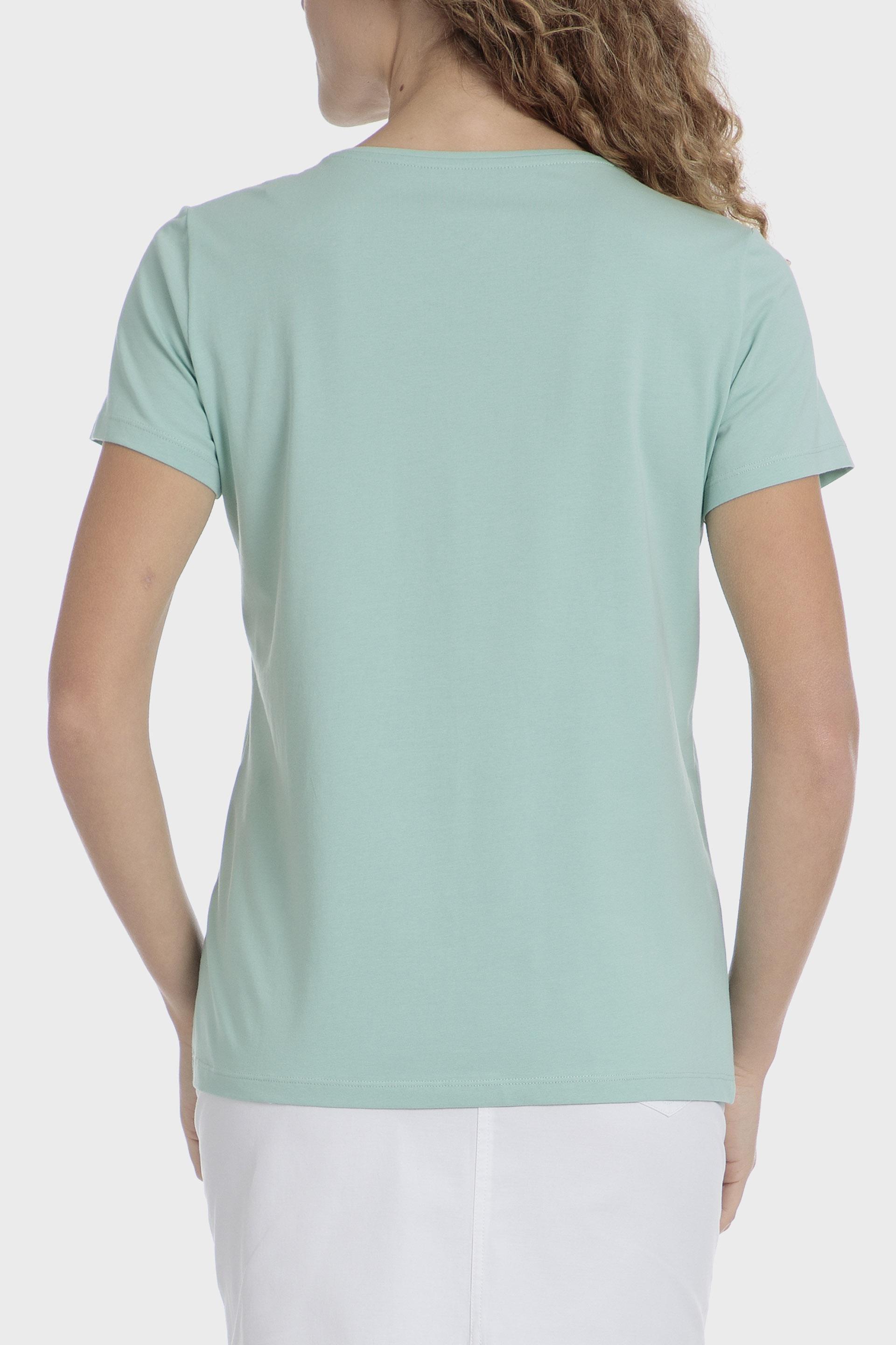 Basic T-Shirt Athleisure, Green Tiffany, medium