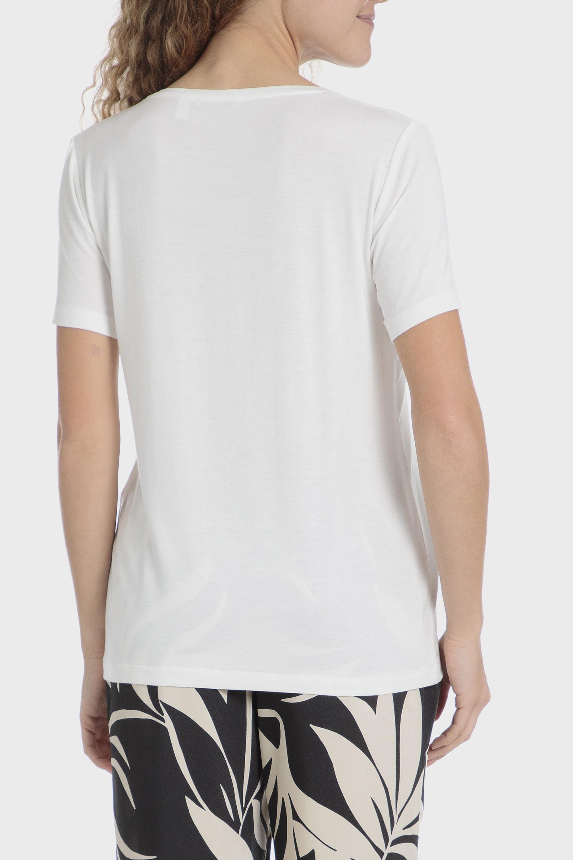 White Printed T-Shirt, , large image number 1